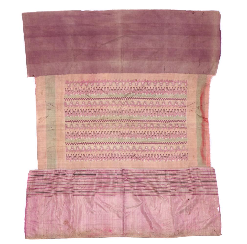 Antique Burmese Tapestry-woven Longyi (1 of 9)
