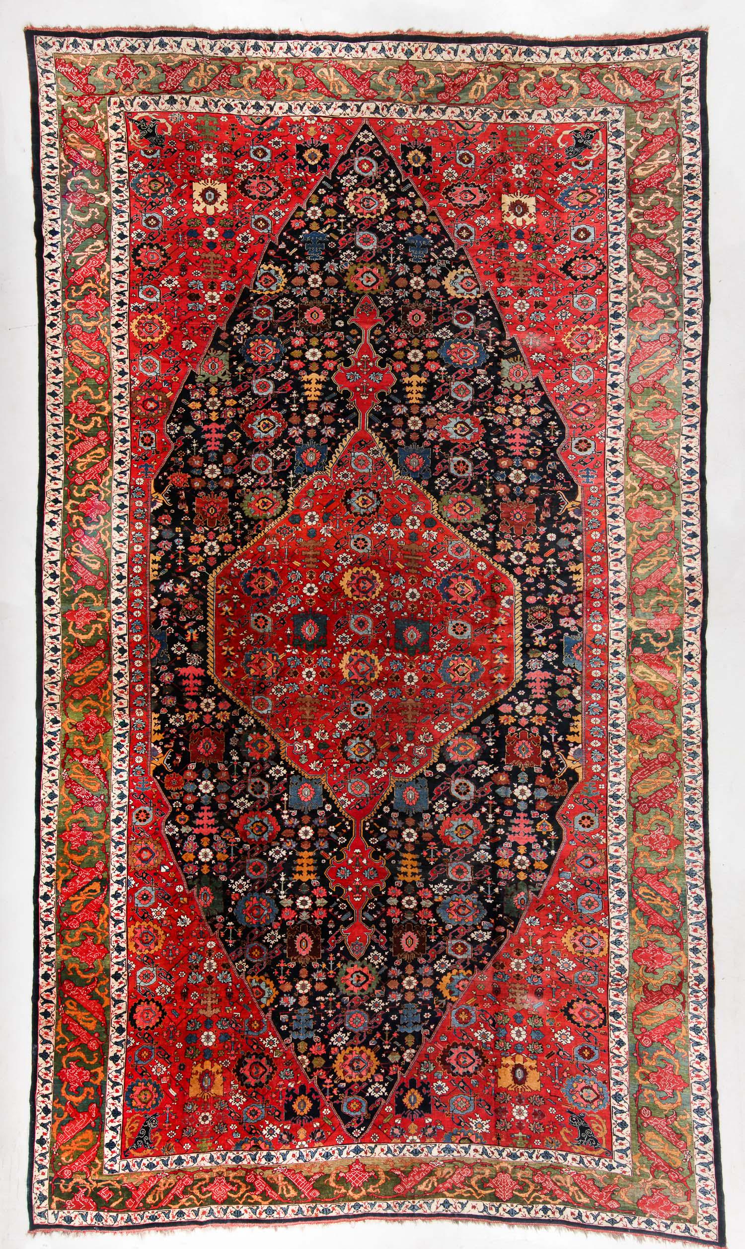 Fine Bidjar Rug, Persia, Late 19th C., 15'1" x 25'10" (1 of 9)