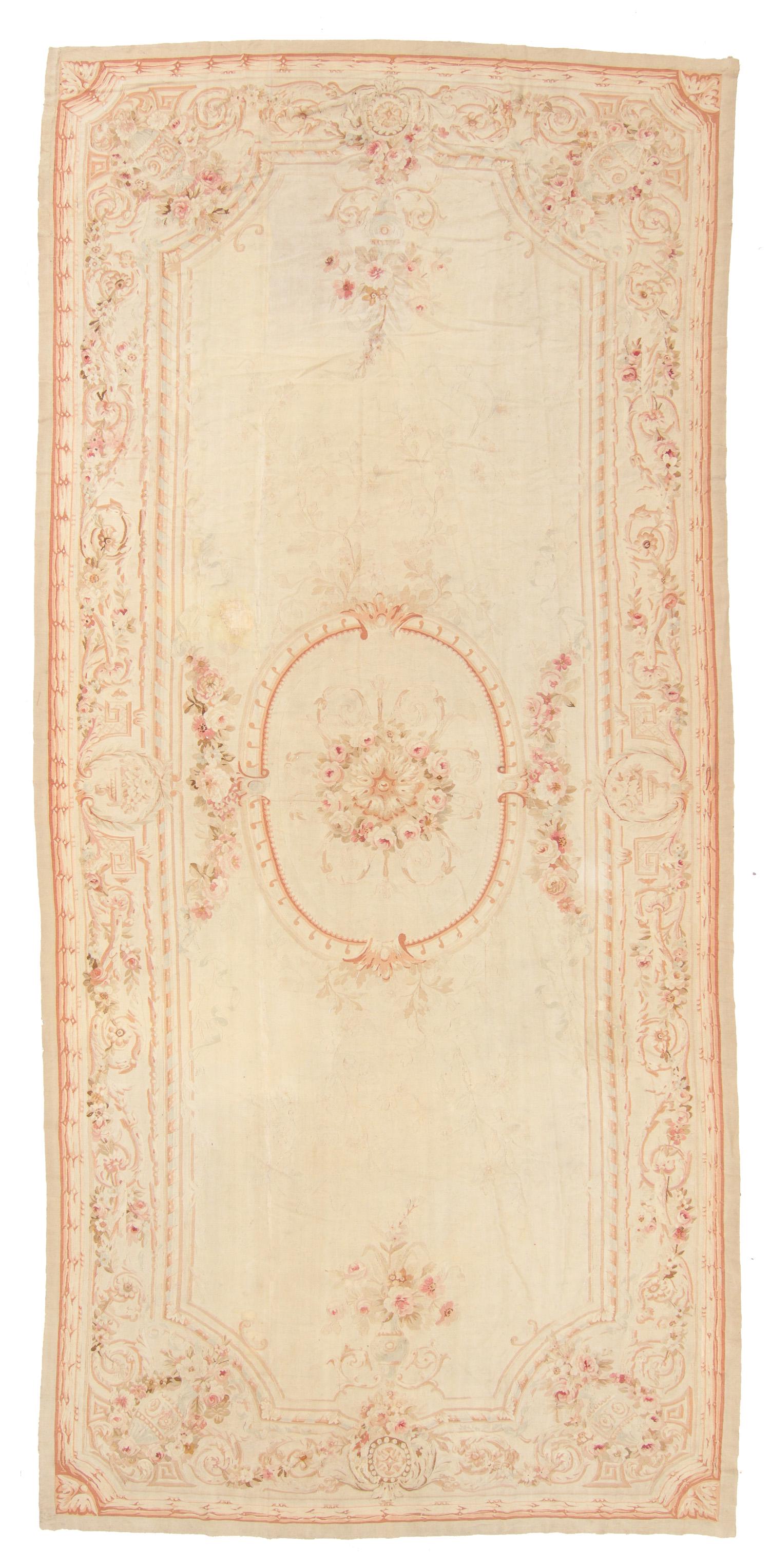 Aubusson Tapestry, France, Late 19th C., 8'9'' x 18'7'' (1 of 5)