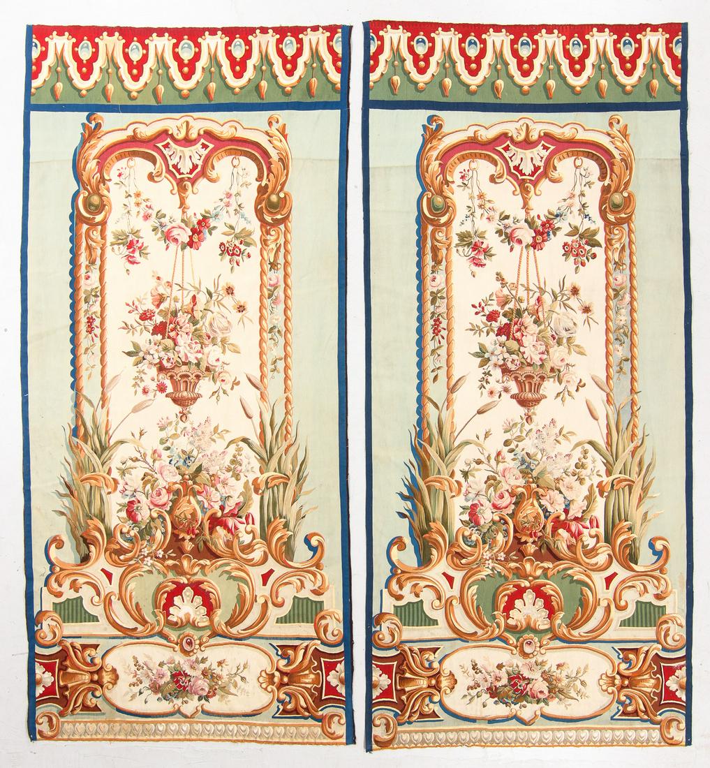 Pair of Fine Aubusson Tapestries, France, Late 19th C. (1 of 7)