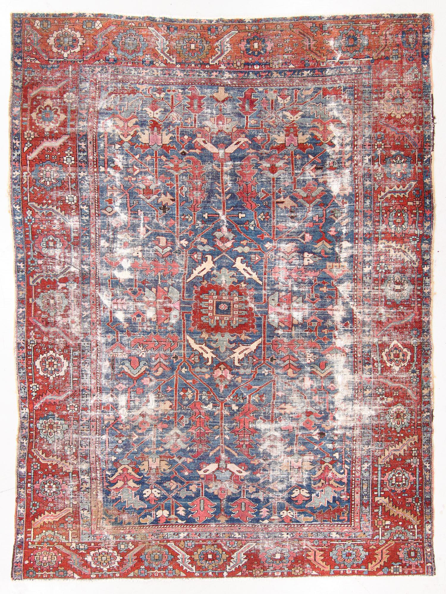 Heriz Rug, Persia, Late 19th C., 9'3'' x 12'10'' (1 of 5)