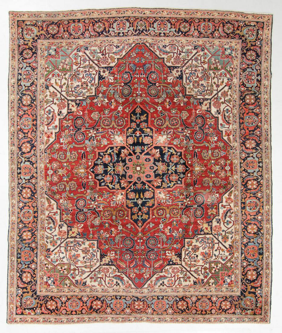 Heriz Rug, Persia, Circa 1900, 10'1'' x 12'2'' (1 of 6)