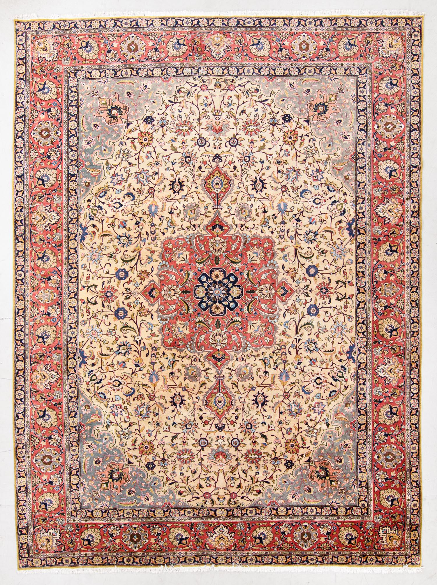 Tabriz Rug, Persia, Late 20th C., 11'8'' x 15'9'' (1 of 4)