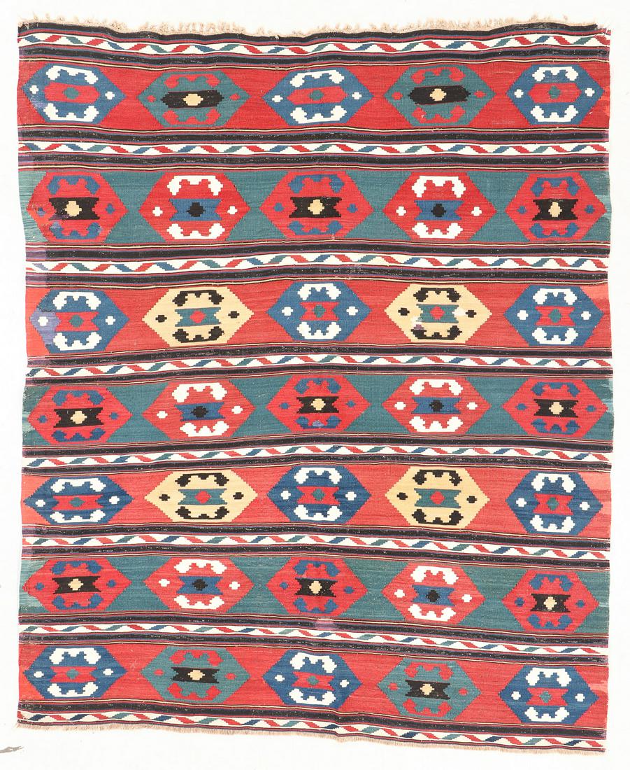 Shahsavan Kilim, Persia, Late 19th C., 6'1'' x 7'8'' (1 of 4)
