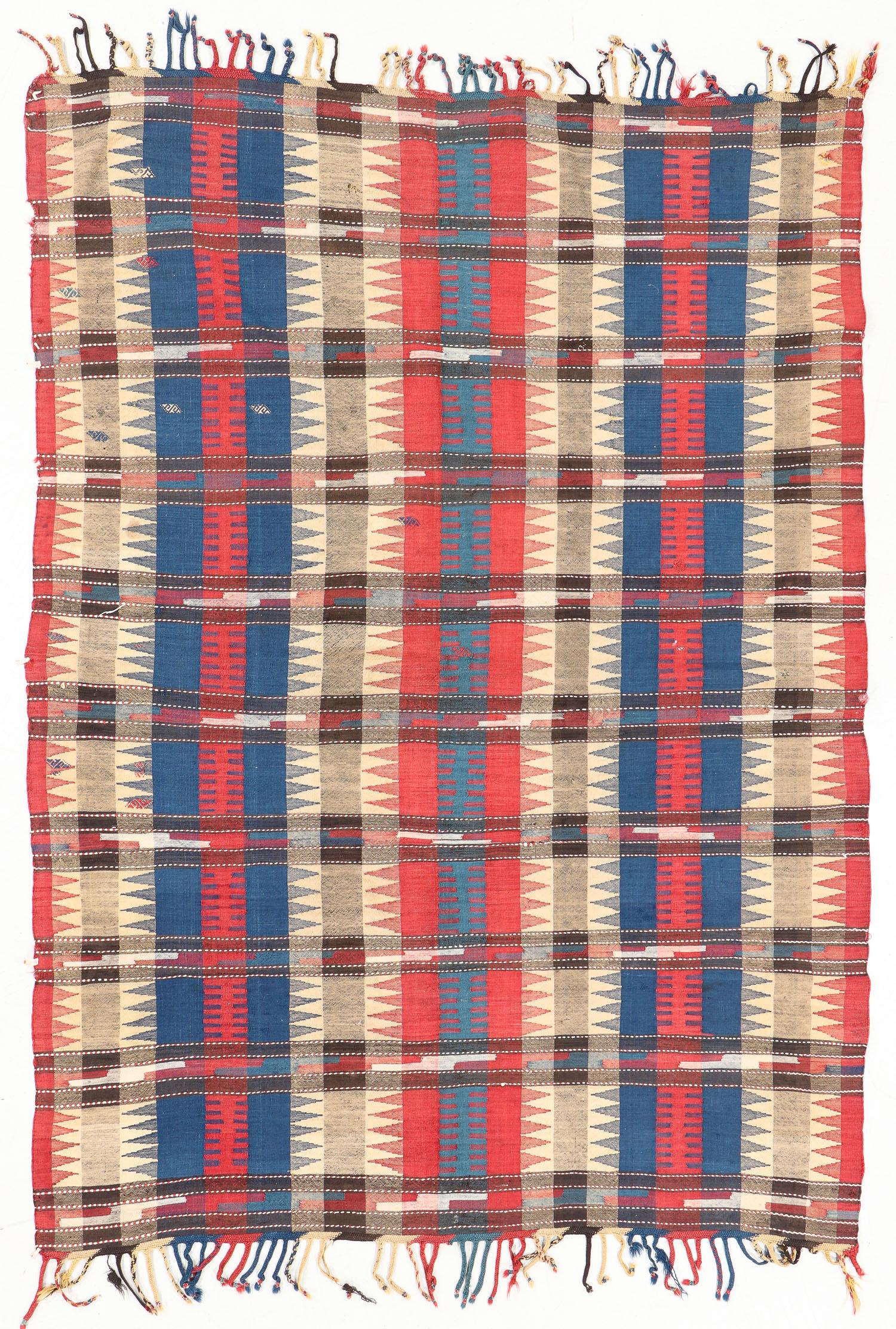 Caucasian Kilim, Late 19th C., 5'8'' x 7'10'' (1 of 4)