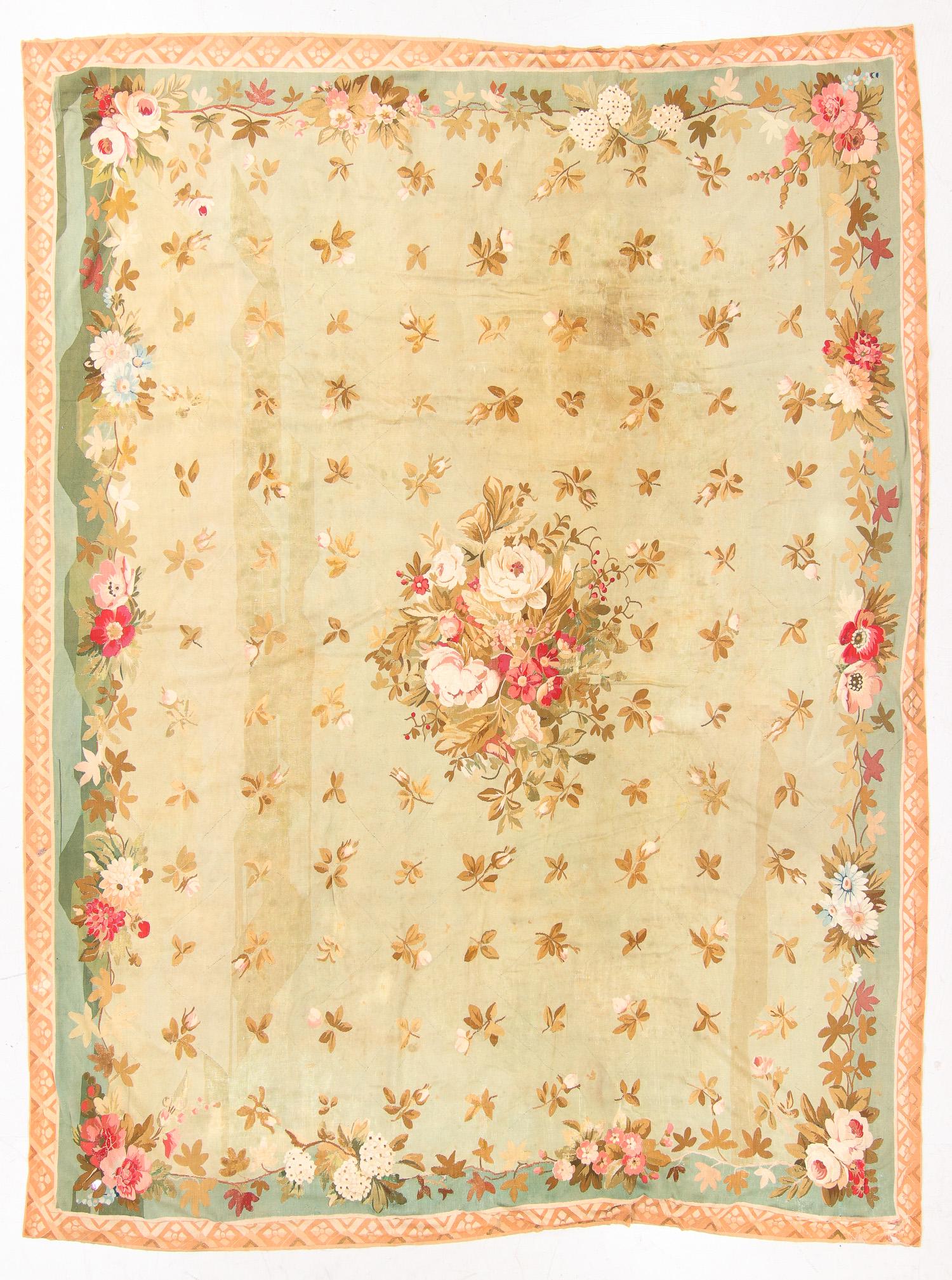 Aubusson Tapestry, France, Late 19th C., 10'4'' x (1 of 4)