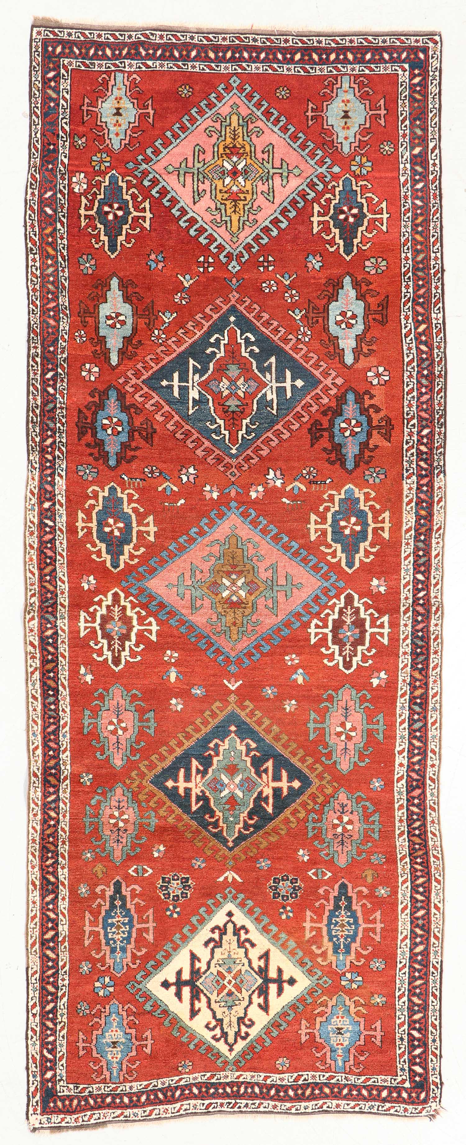 Karabagh Rug, Caucasus, Late 19th C., 3'1'' x 8'2'' (1 of 6)