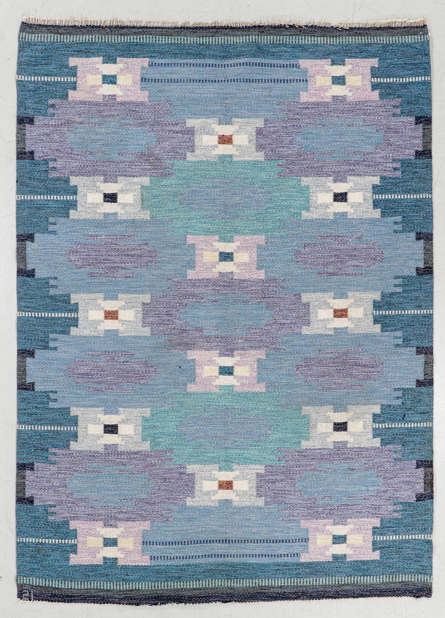 Ingegerd Silow (Swedish, 1916-2005) Modernist Kilim (1 of 4)