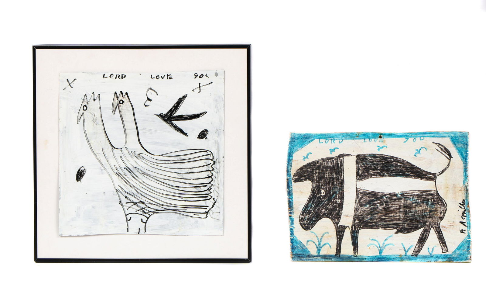 R. A. Miller (American, 1912-2006) Two Works (1 of 4)