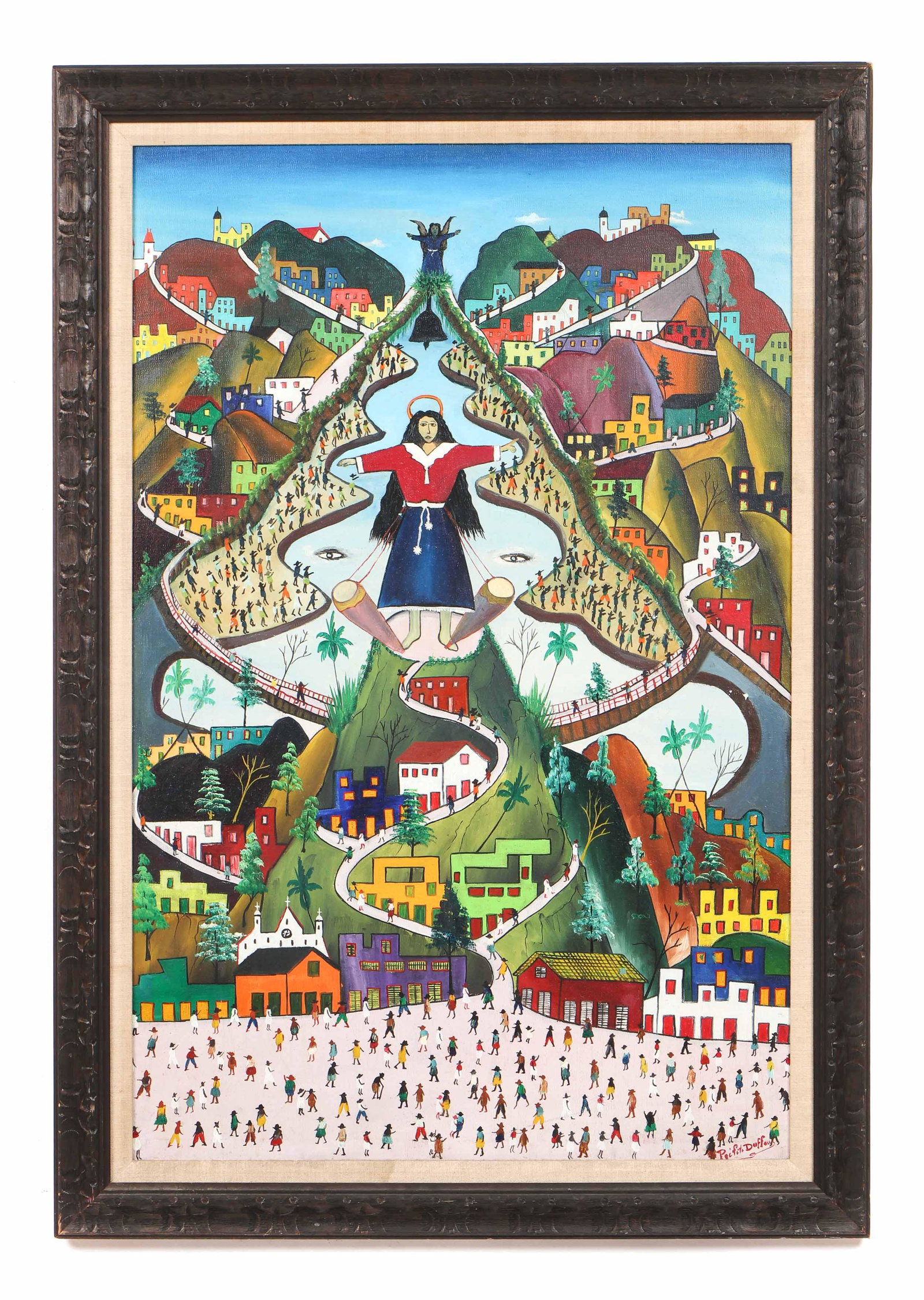 Prefete Duffaut (Haitian, 1923-2012) Painting (1 of 3)