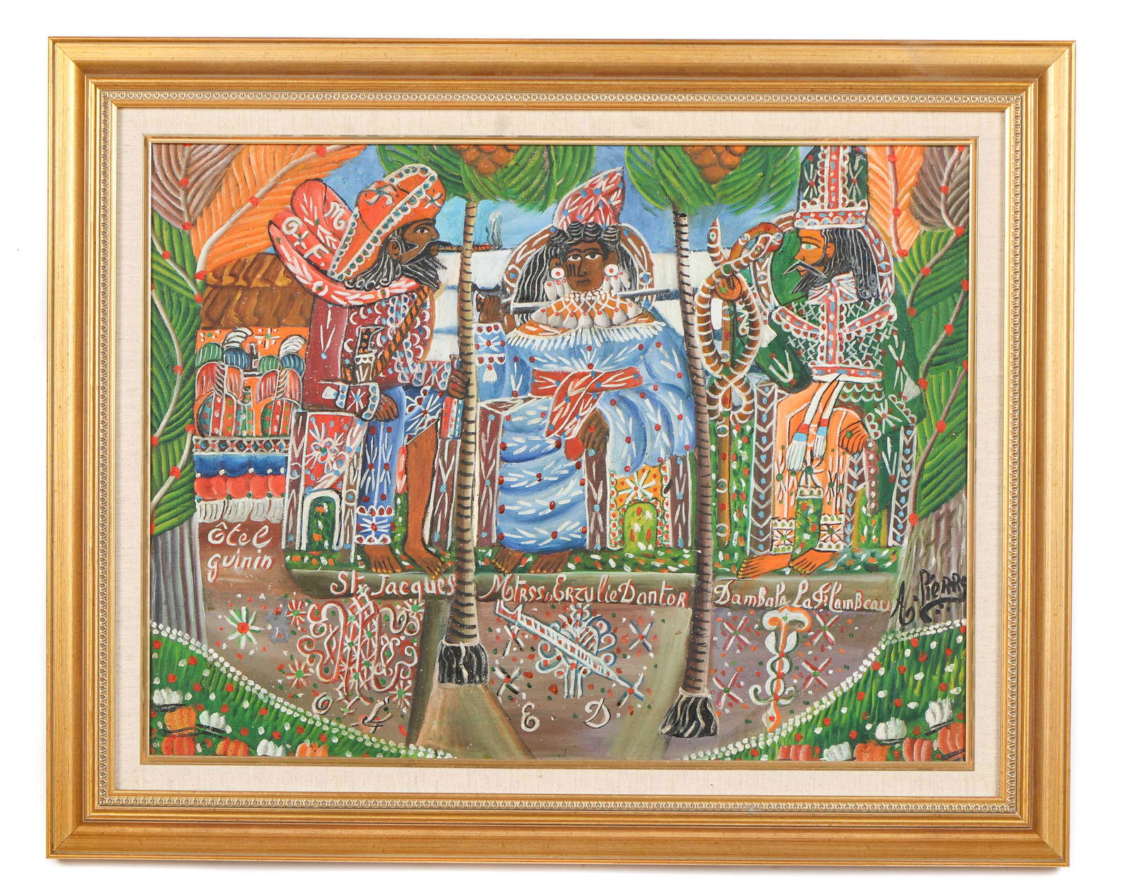 Andre Pierre (Haitian/Port-au-Prince, 1916-2005) (1 of 3)