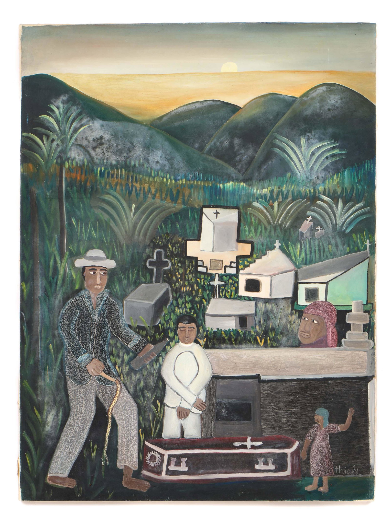 Ermistral Charles "Thialy" (Haitian, b. 1937) (1 of 3)