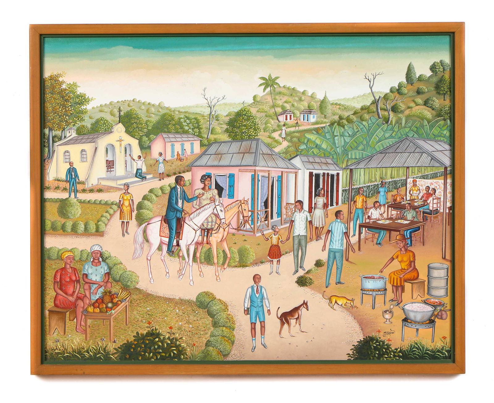 Serge Moleon Blaise (Haitian, b.1951) (1 of 3)