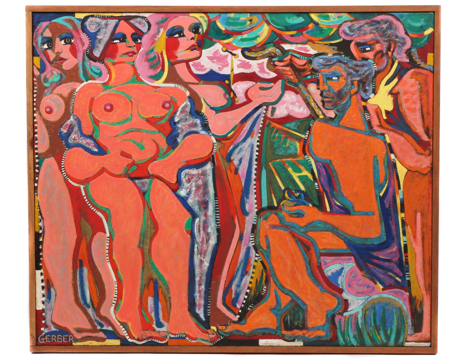 Jack Gerber (American, b. 1927) Painting (1 of 3)