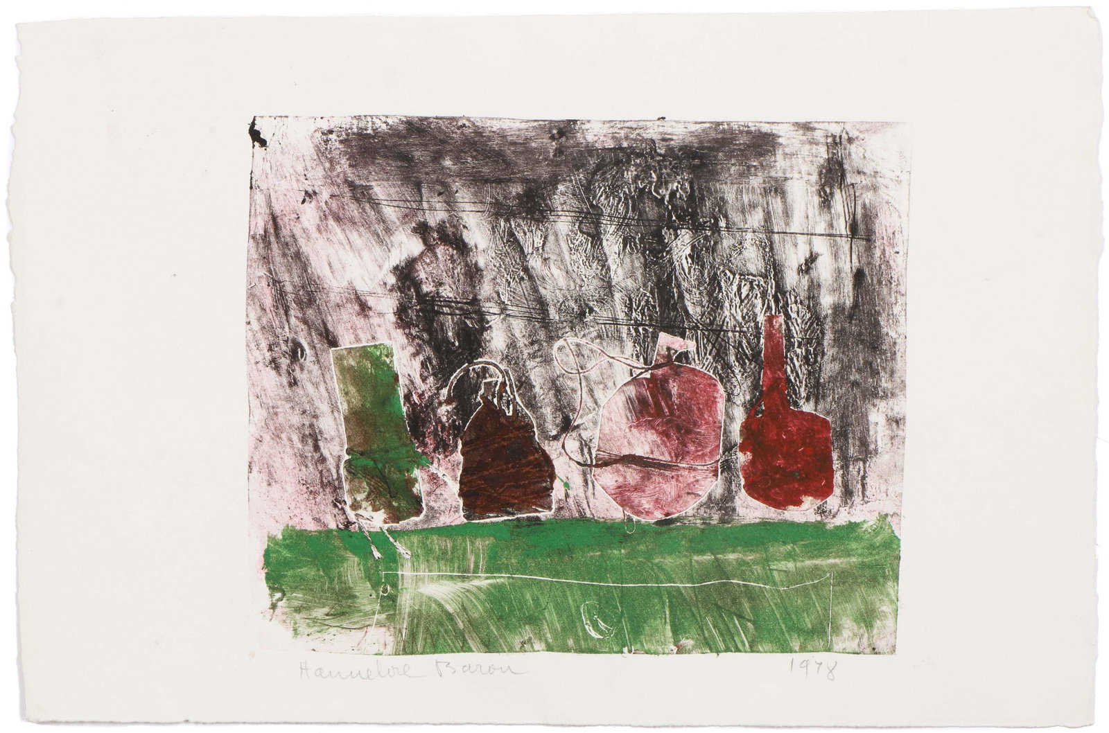 Hannelore Baron (American, 1926-1987) Monotype (1 of 3)