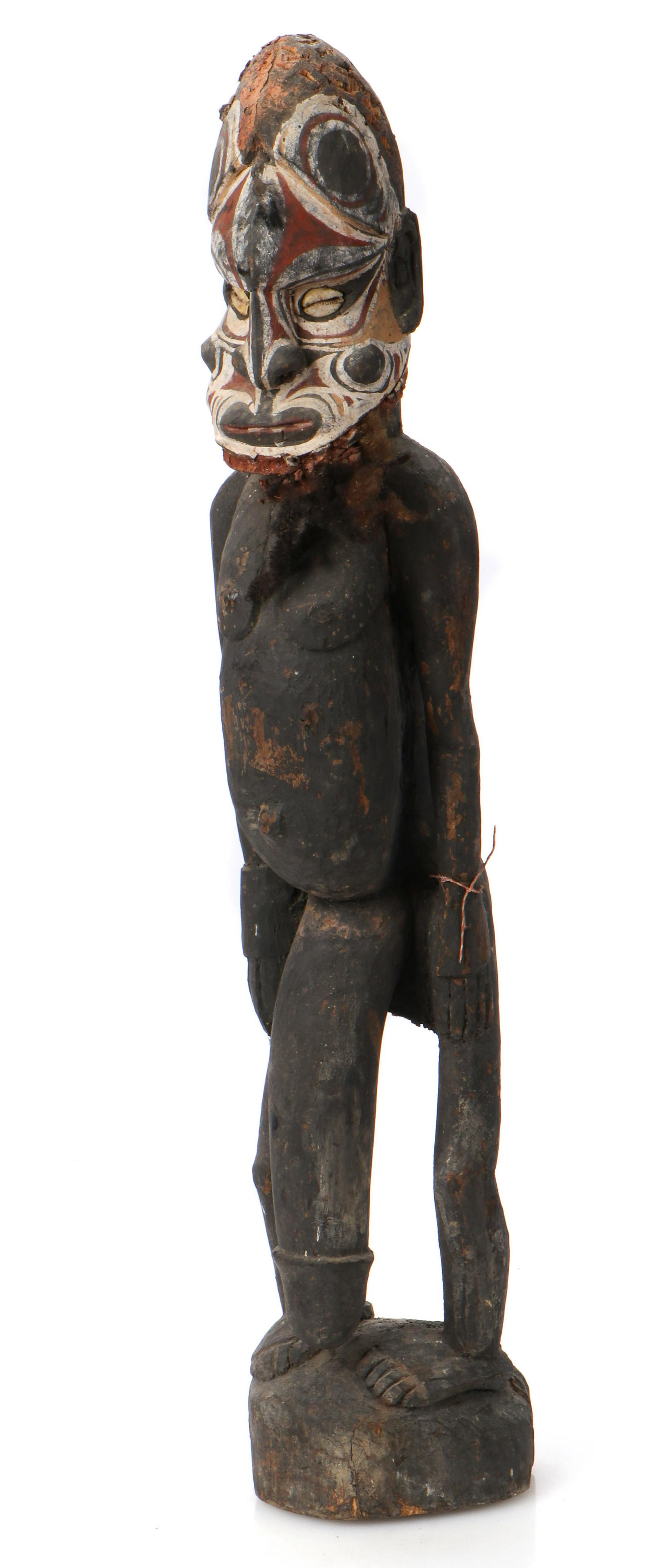 Sepik Phallic Ancestor Figure, PNG, Early/Mid 20th C., (1 of 8)