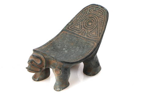 Rare Taino Stone Duho (1000-1500 CE): Rare Taino Stone Duho. The most recognized Taino icon. Moderate size duhos were often used as seats for stone effigies of important gods or ancestors that were treated as living beings. The duho