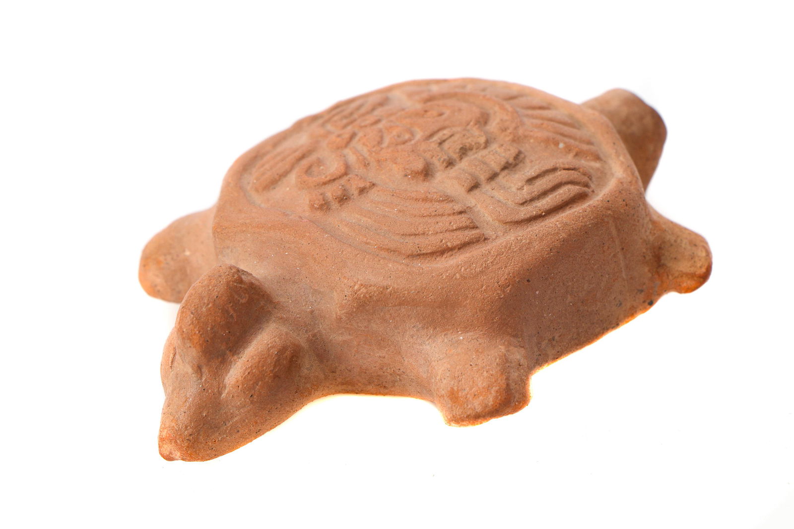 Superb Mayan Terracotta Whistle - Turtle (1 of 7)