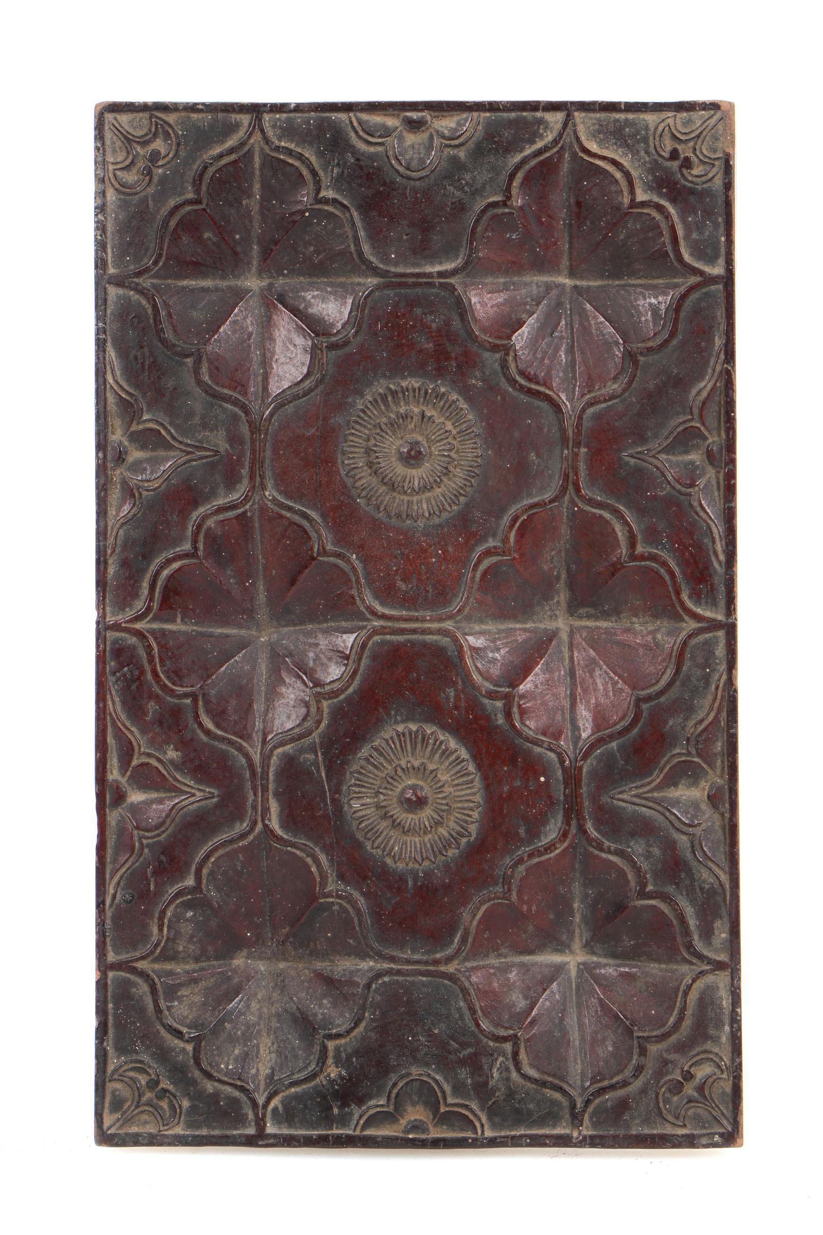 Antique Carved Wood Panel, Asia (1 of 4)