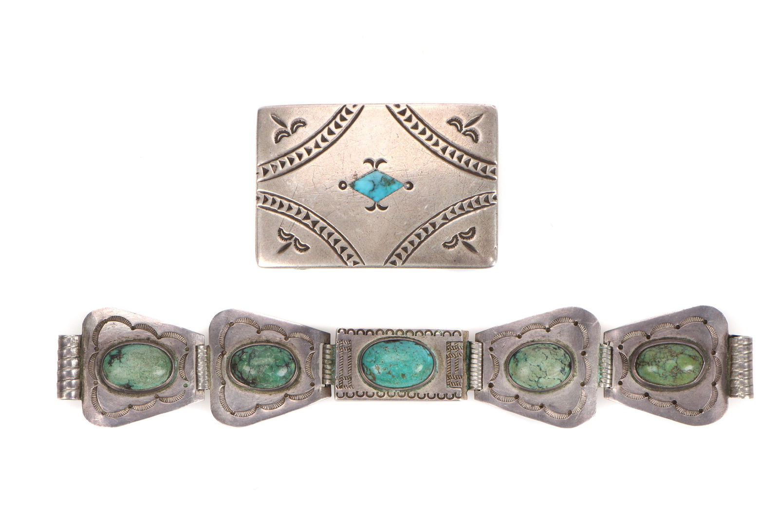 Native American Silver and Turquoise Jewelry (1 of 4)
