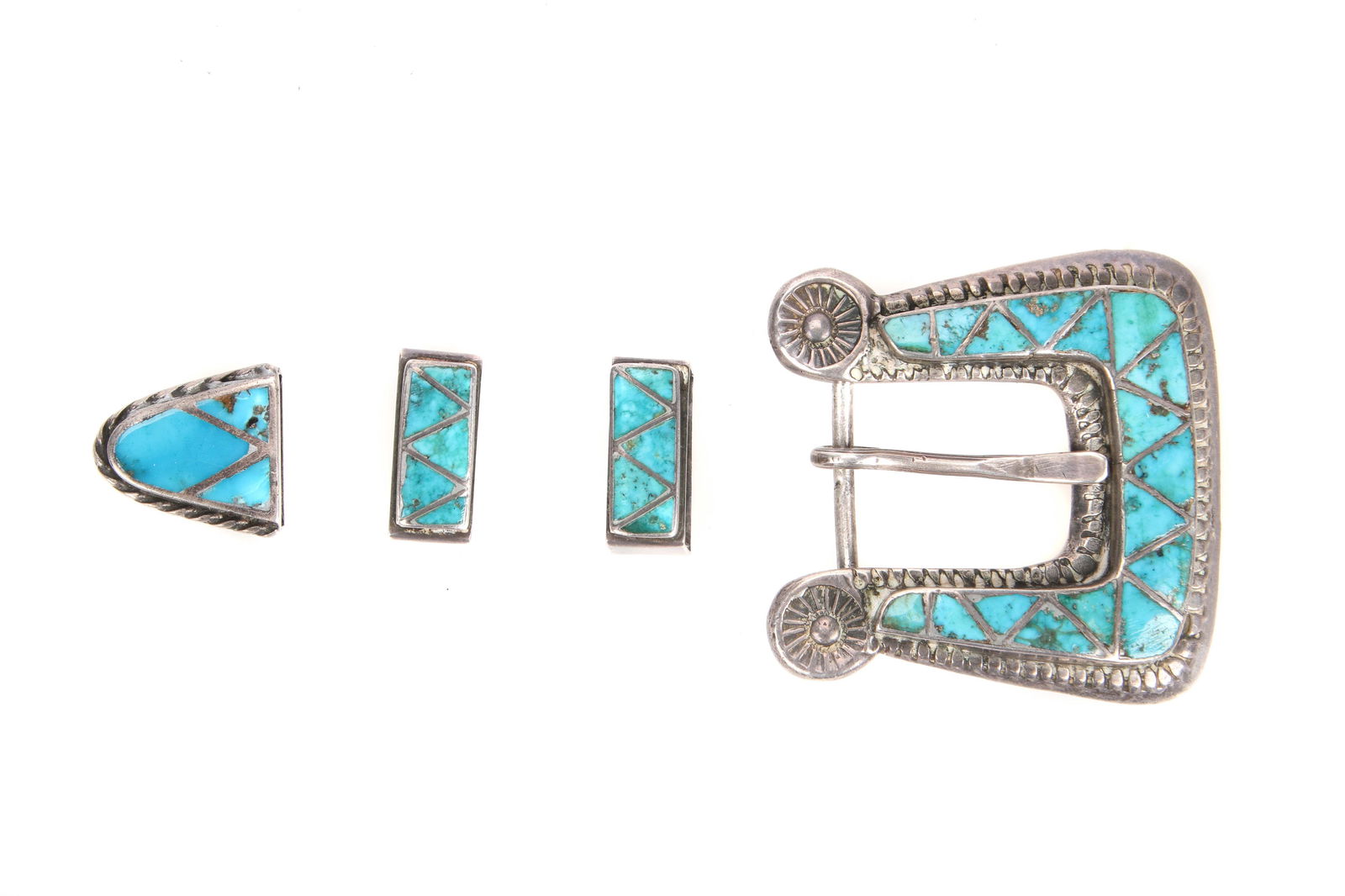 Silver and Turquoise Ranger Set, 1950's (1 of 5)