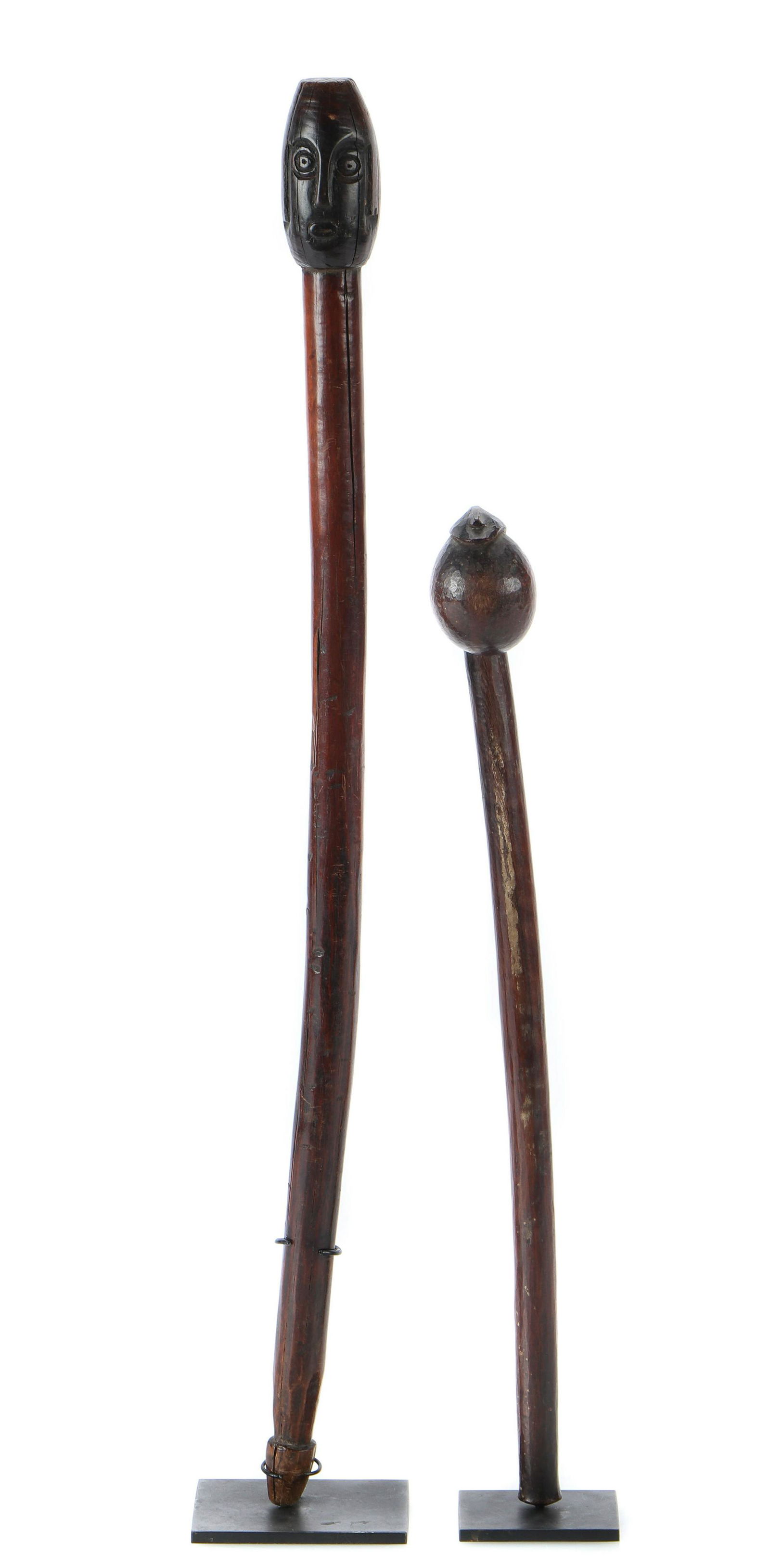 Two African Wooden Clubs (1 of 6)