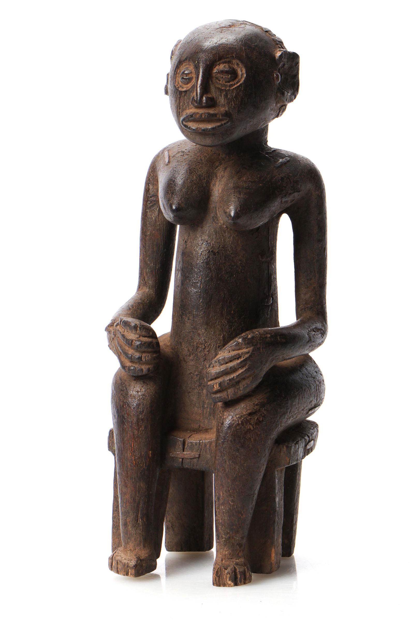 African Dogon Seated Figure, Mali (1 of 8)