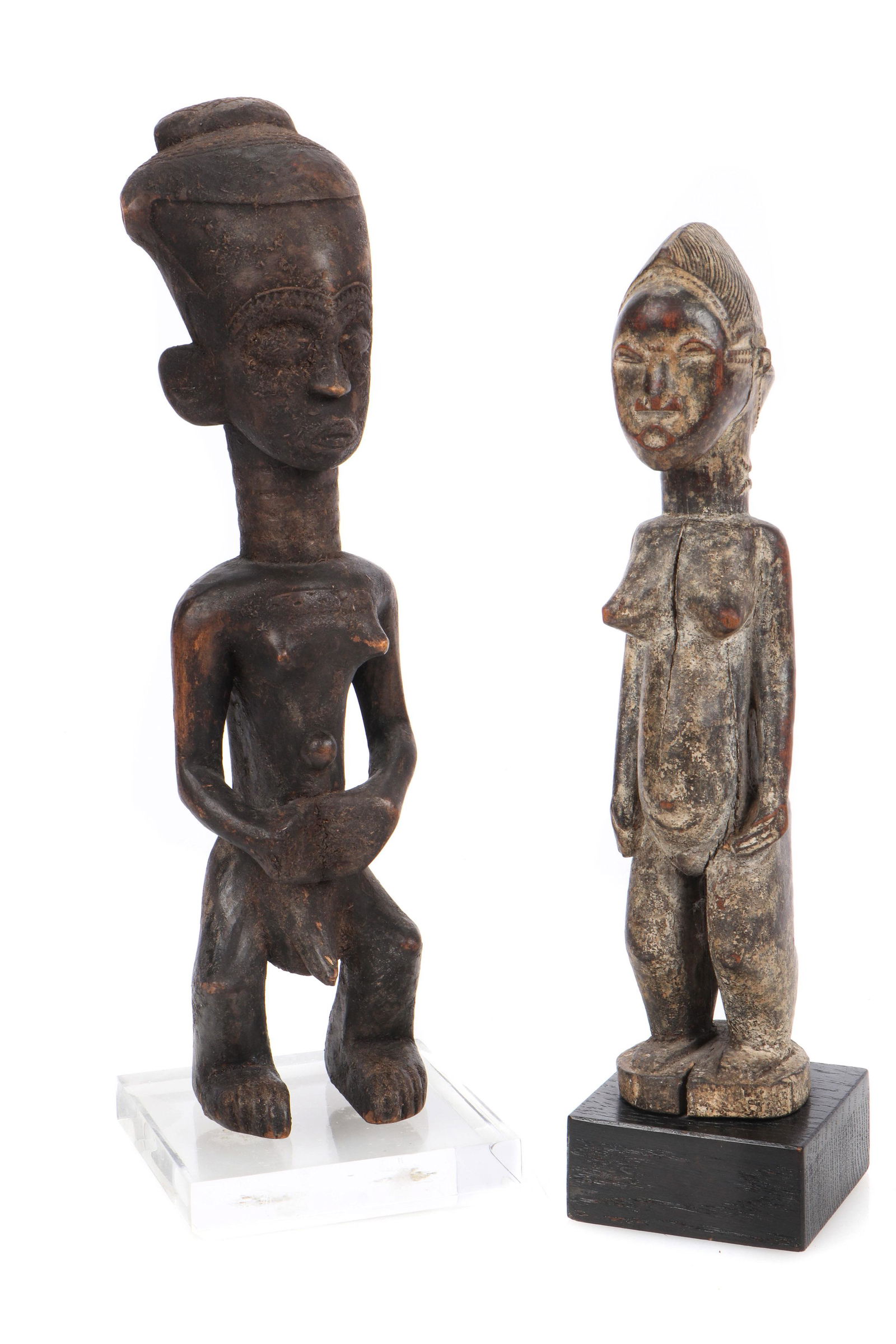 African Kuba Figure and a Baule Figure (1 of 6)