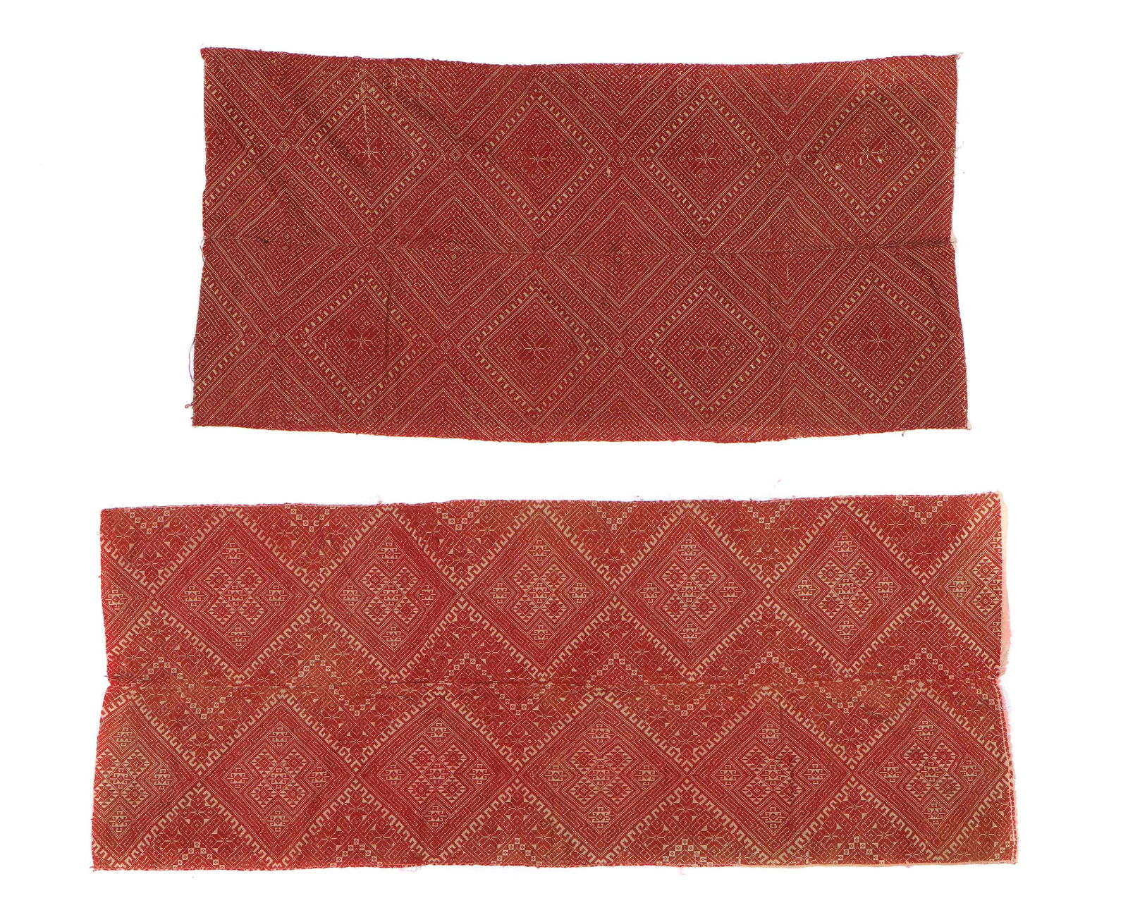 2 Rare Blanket Panels, Lao/Vietnam, Early-Mid 20th c. (1 of 8)