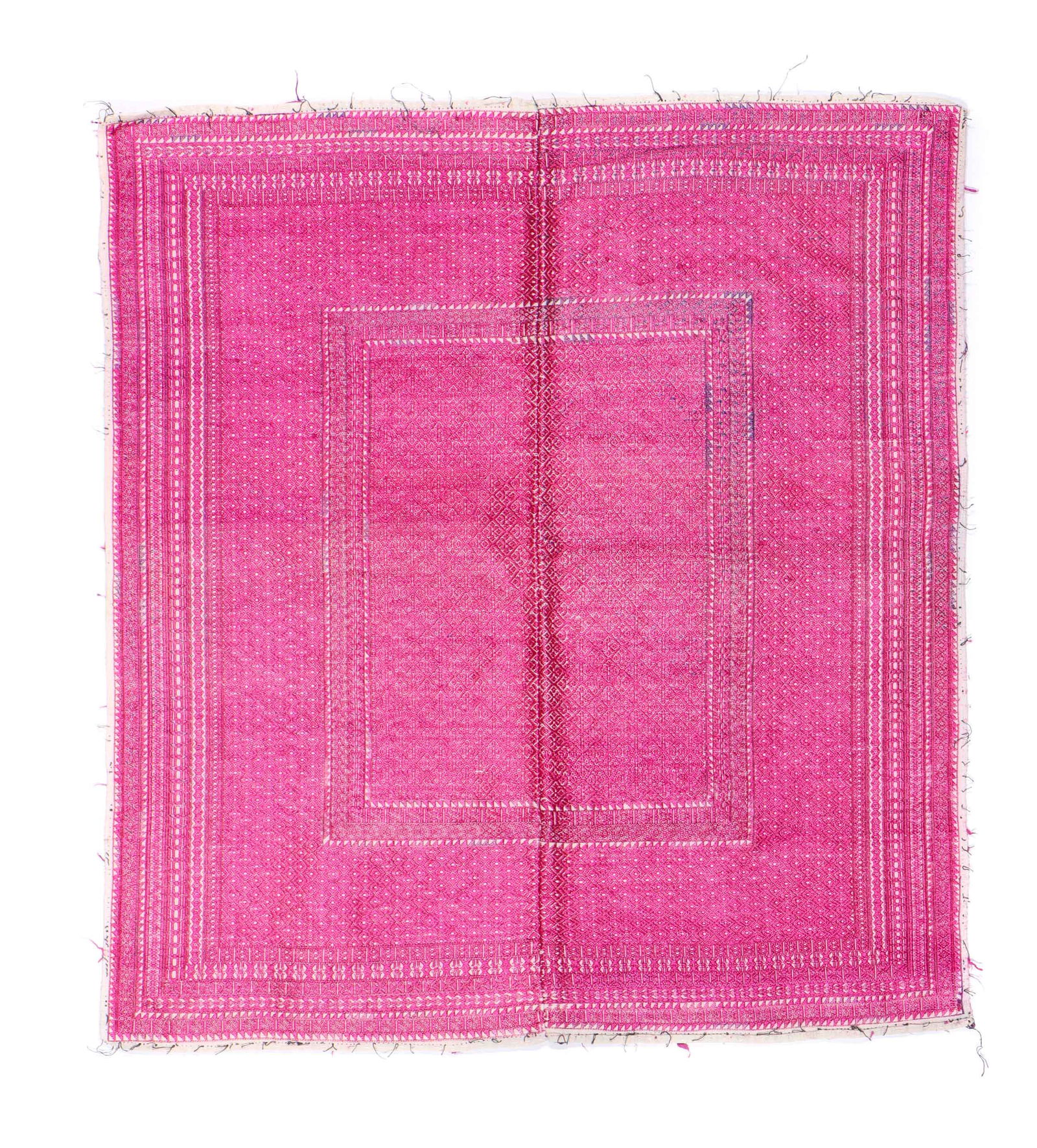 Zhuang Silk Brocade Baby Carrier or Blanket, China (1 of 9)