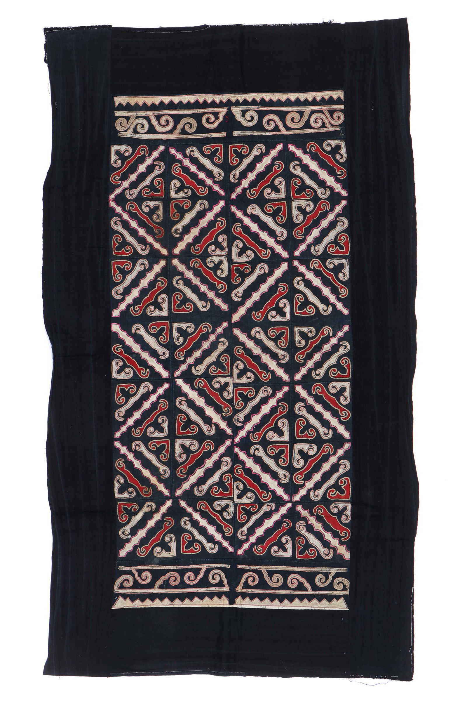 Yao Applique Cotton Quilt Cover, China, 20th c. (1 of 10)
