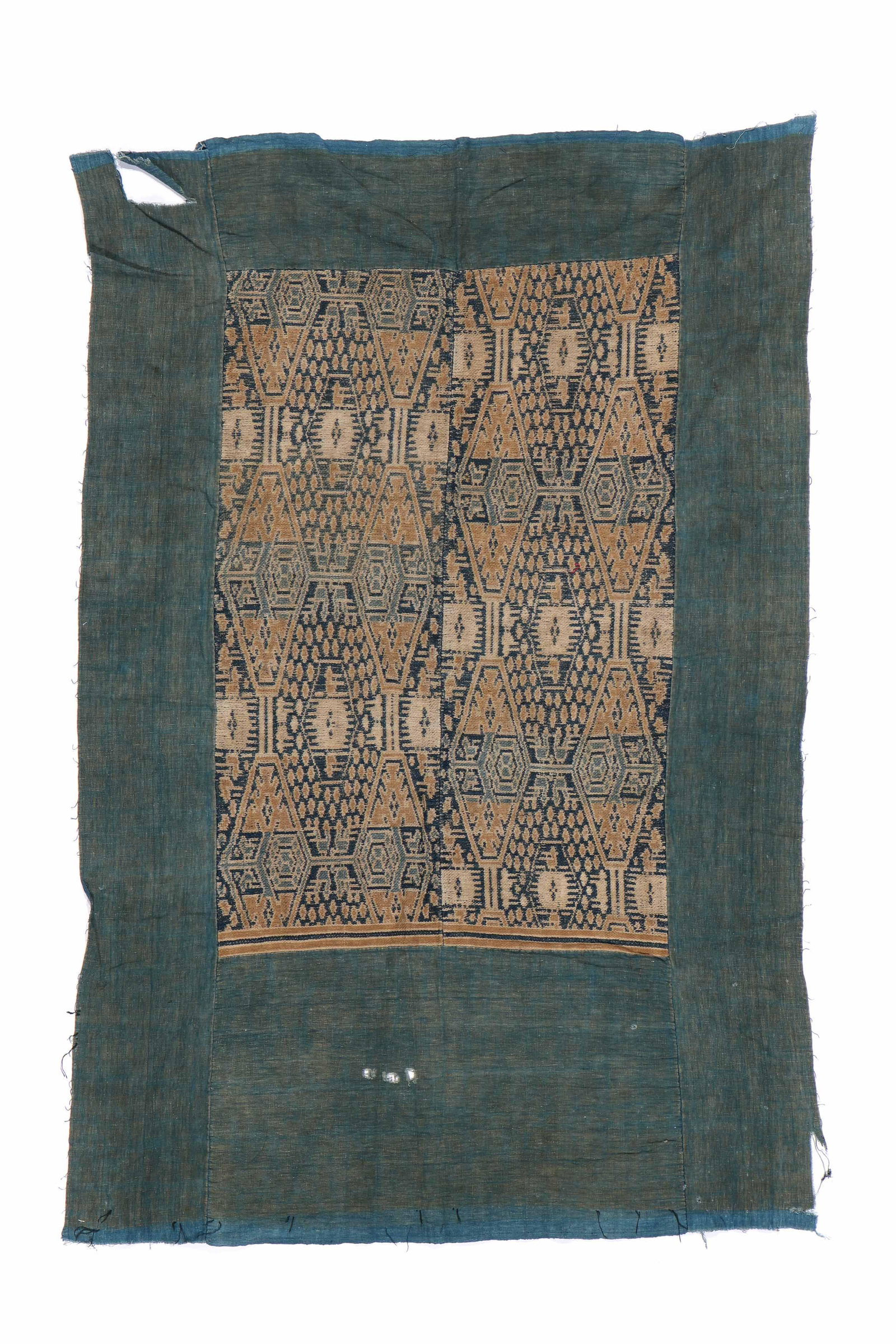 Antique South China Coverlet: South China Coverlet, late 19th/early 20th Century. Size: 57'' x 38'' (145 x 97 cm). Note: There Are No Hidden or Confidential Reserves in this Auction; All Acceptable Bidding Commences at the Online 