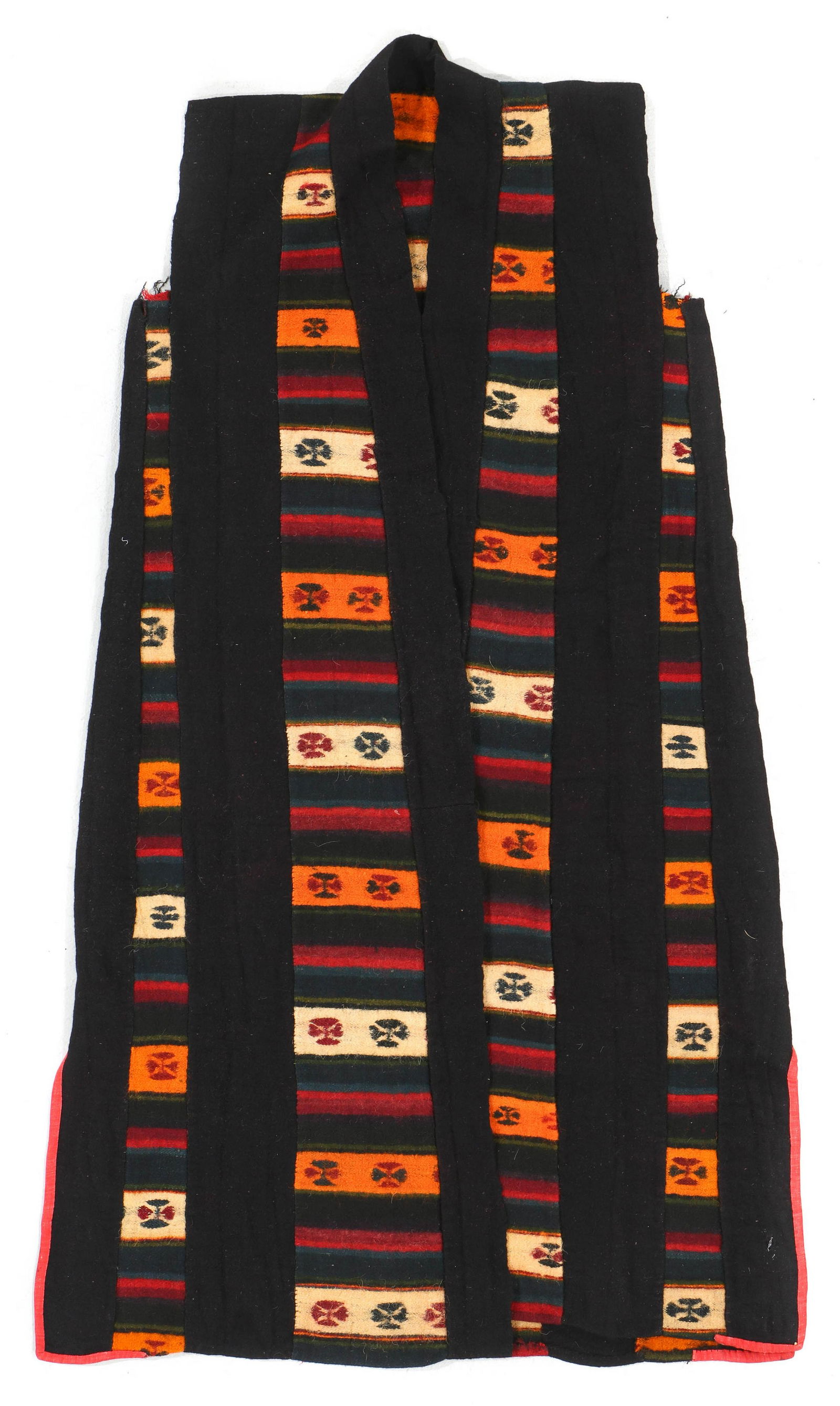 Antique Twill-Woven Bhutanese Vest with Tigma (1 of 5)