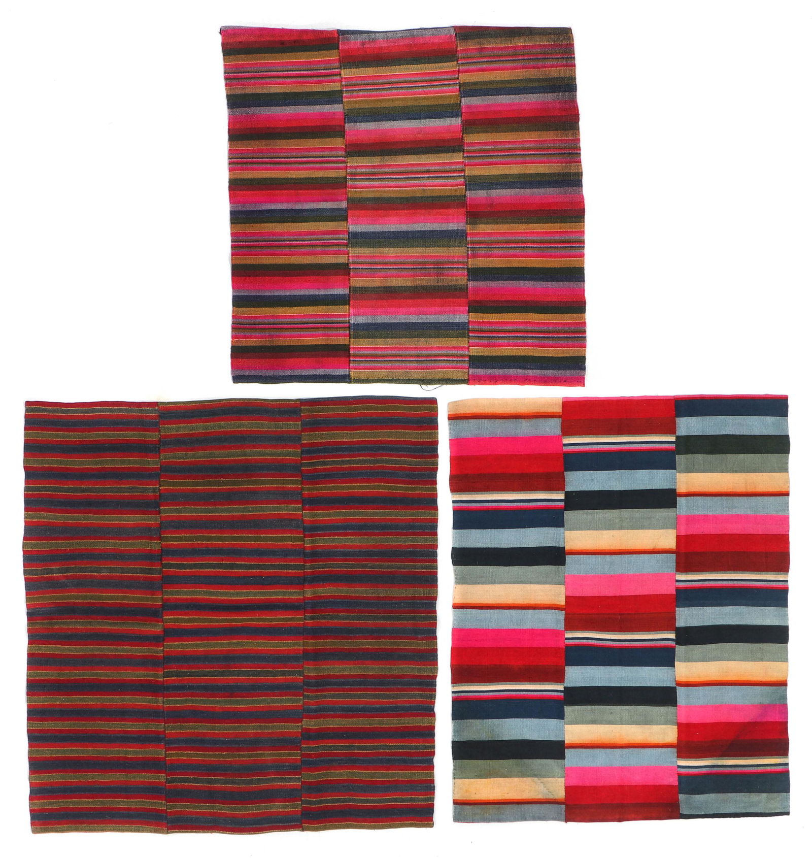 Three (3) Old Tibetan Aprons (Pangden) (1 of 8)