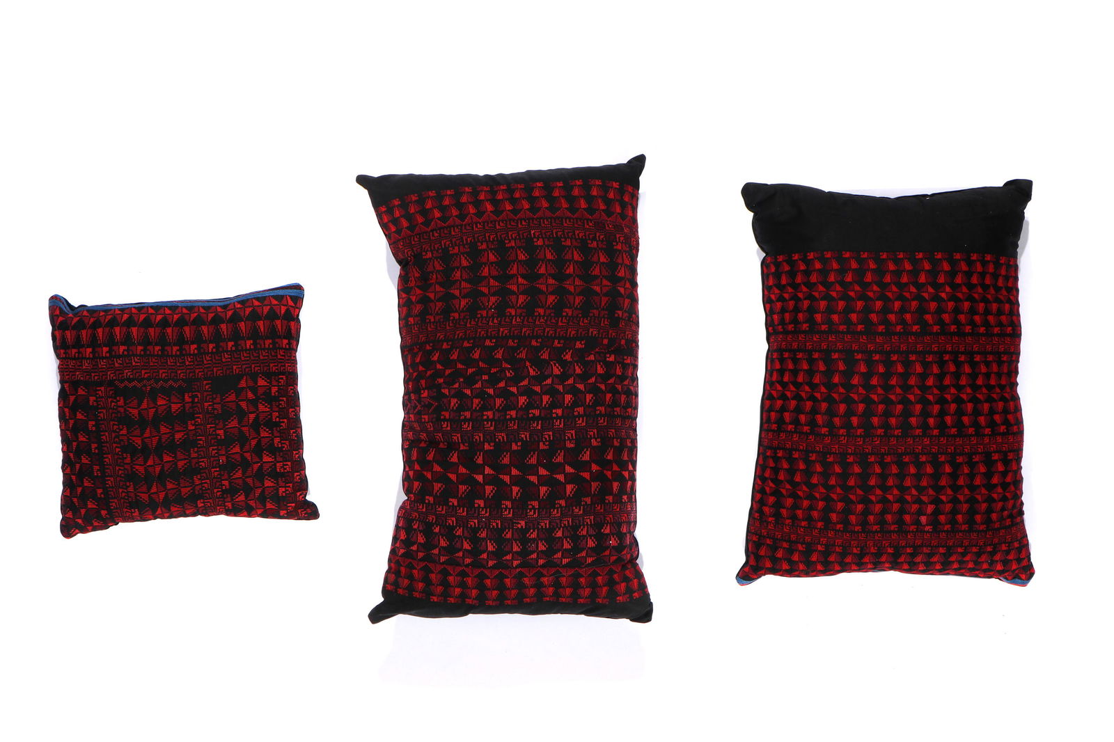 Three Palestinian Embroidered Pillows (1 of 6)