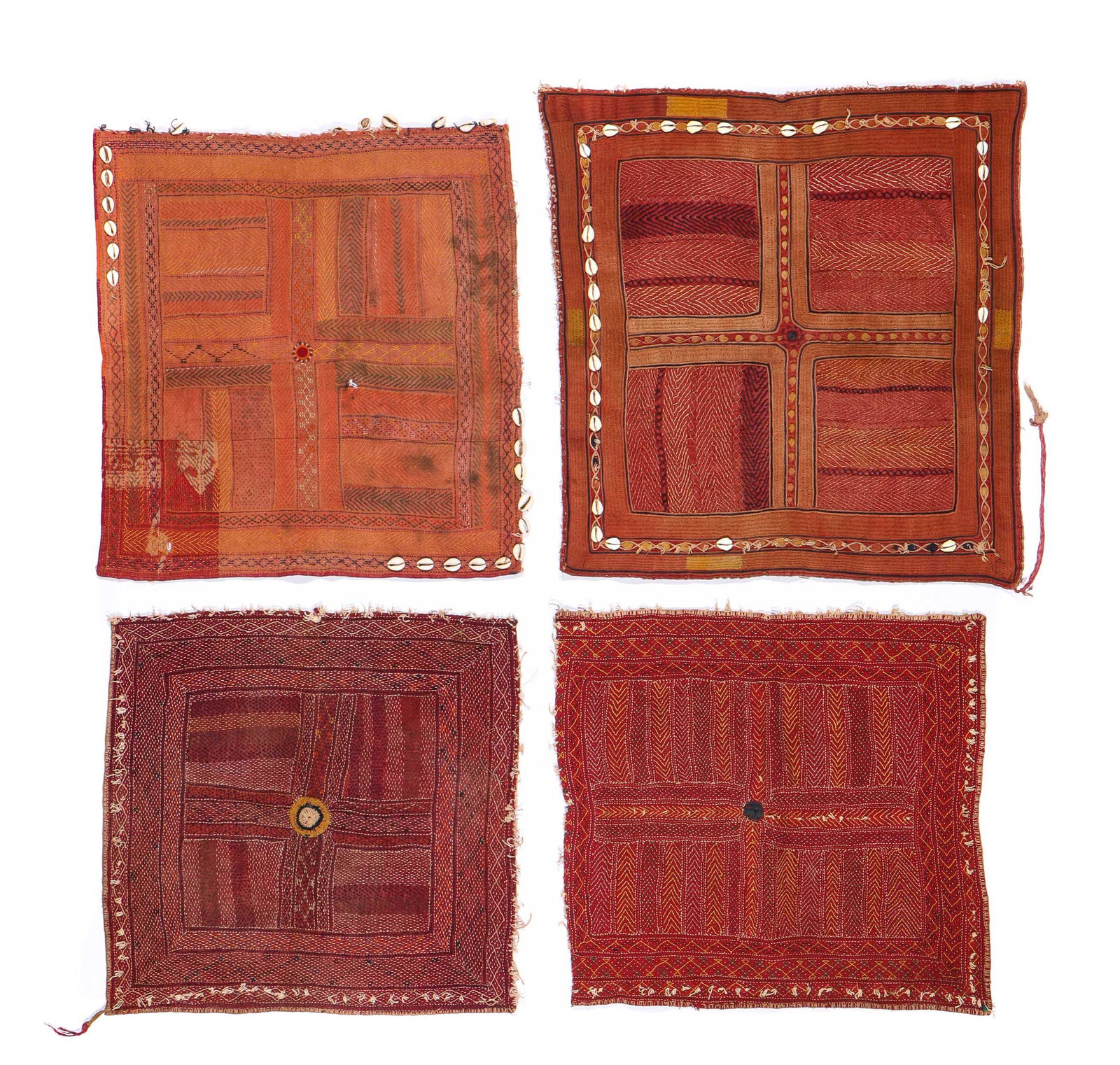 Group 4 Old Indian Banjara Embroidered Textiles (1 of 7)