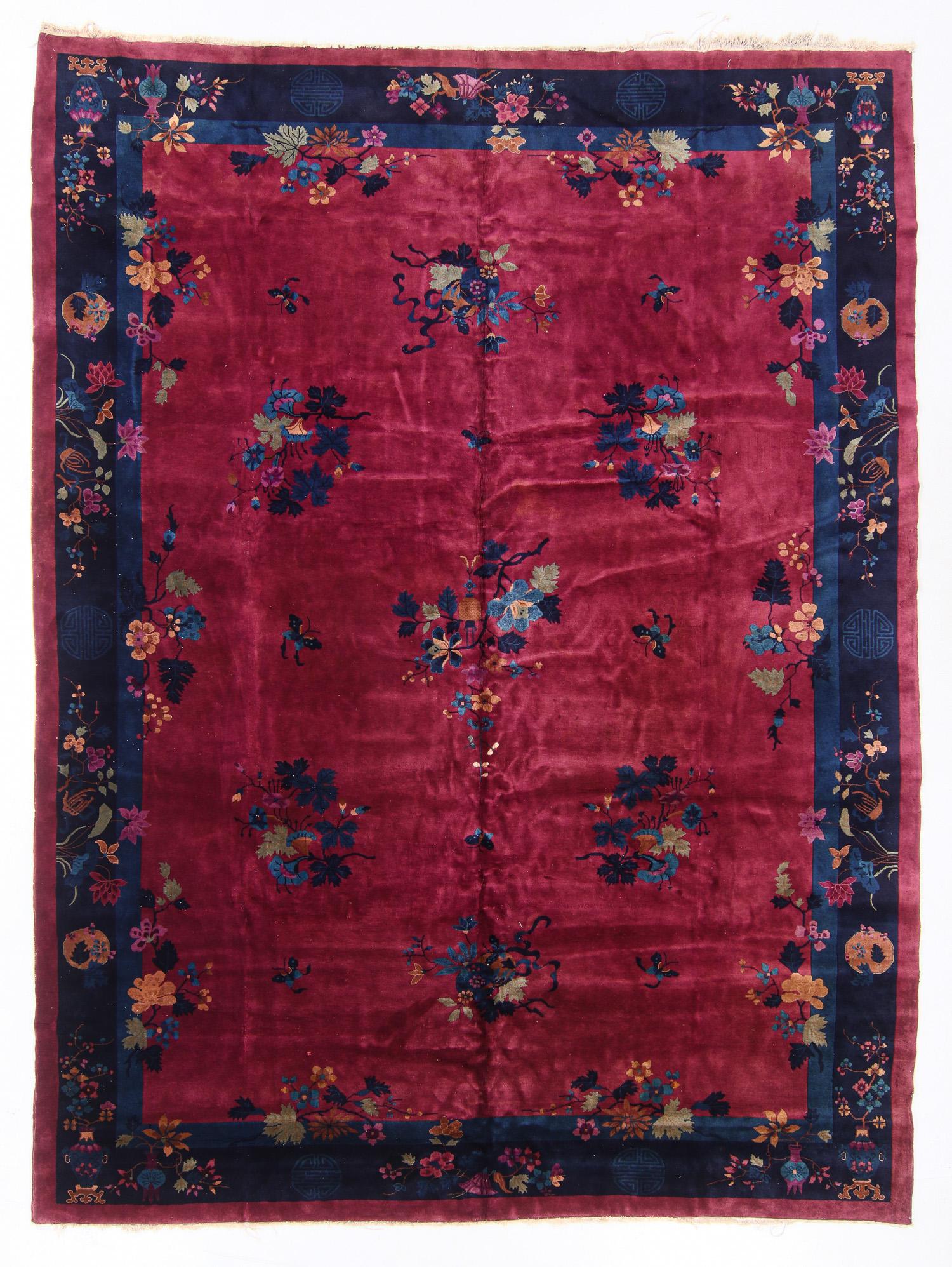 Art Deco Rug , China, Early 20th C., 10'1'' x 13'4'' (1 of 4)