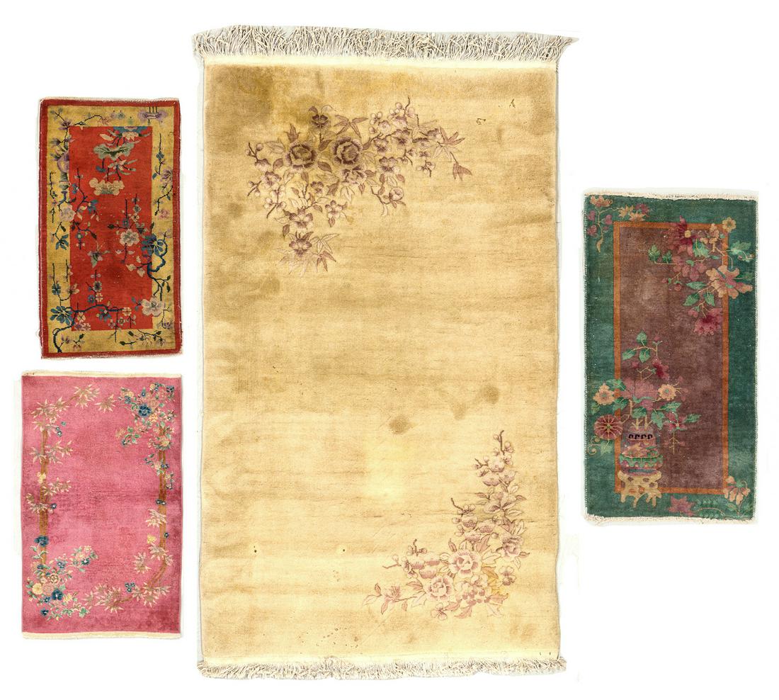 Four Art Deco Rugs, China, Early 20th C. (1 of 10)