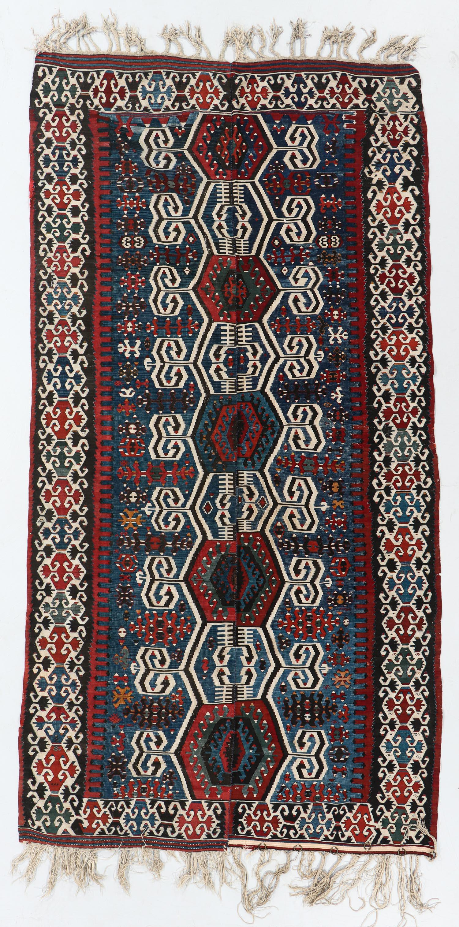 Afyon Kilim, Turkey, Late 19th C., 5'3'' x 10'1'' (1 of 4)