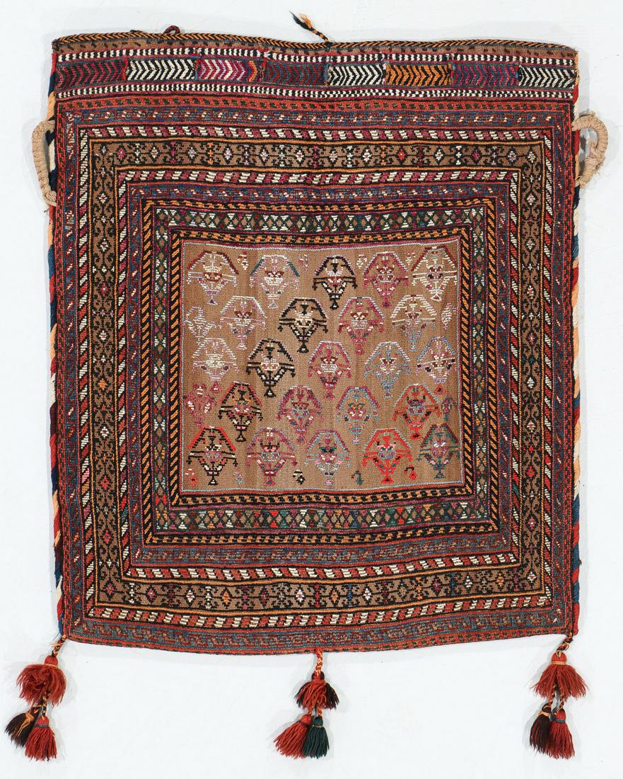 Southwest Persian Flatwoven Bag, Early 20th C. (1 of 7)