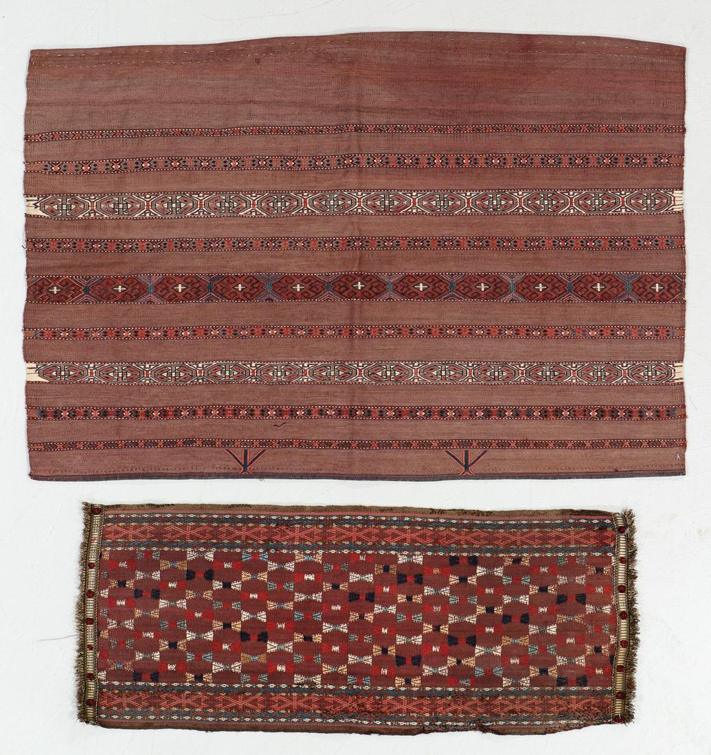 Two Antique Flatweaves, Turkmenistan (1 of 6)