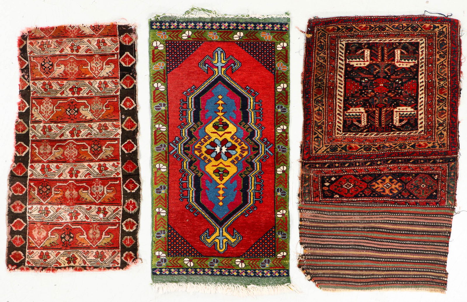 3 Antique/Vintage Turkish & Persian Weavings (1 of 9)