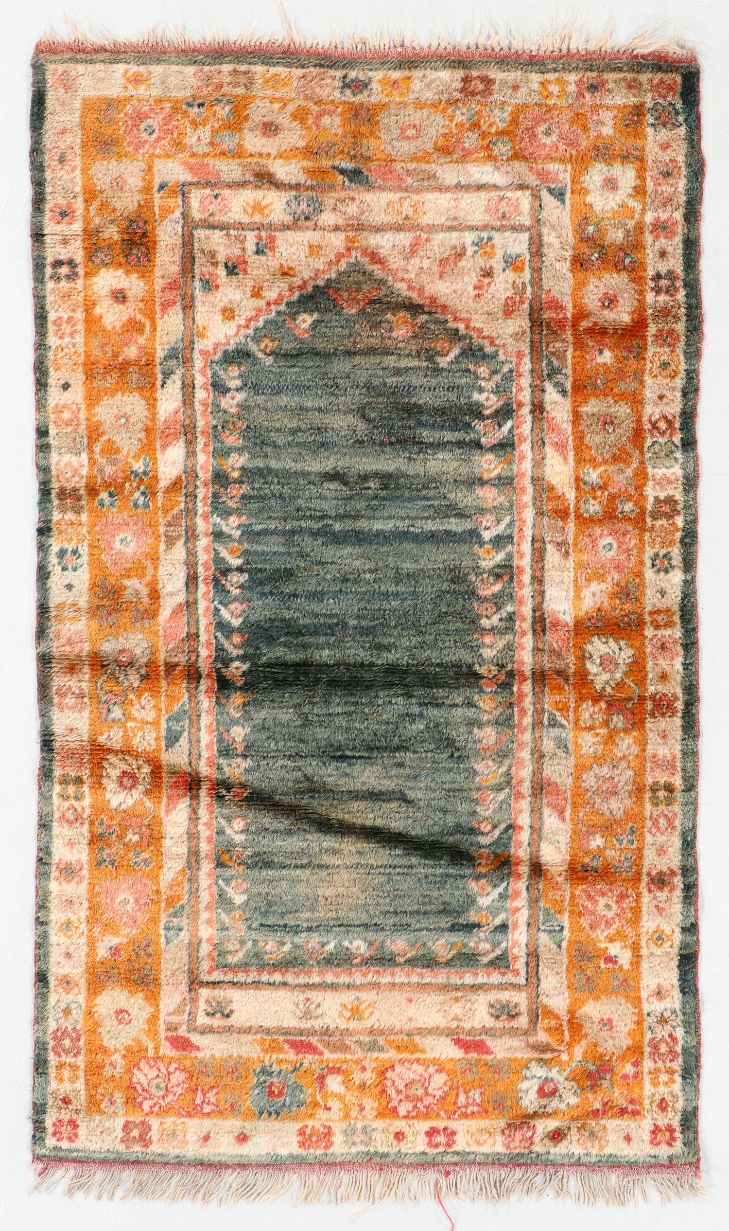 Angora Oushak Prayer Rug, Turkey, Late 19th C., 3'1'' x (1 of 5)