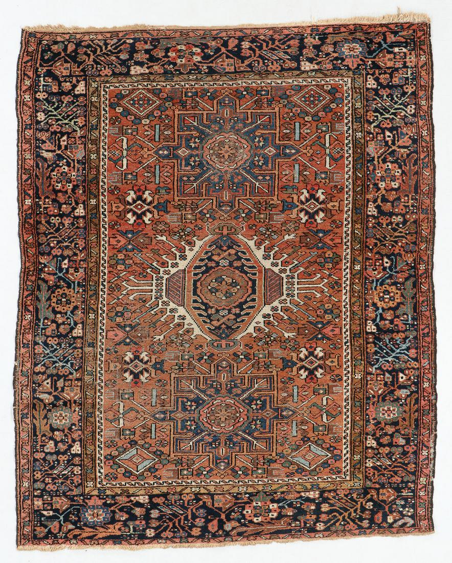 Karadja Rug, Persia, Circa 1900, 4'8'' x 5'10'' (1 of 5)