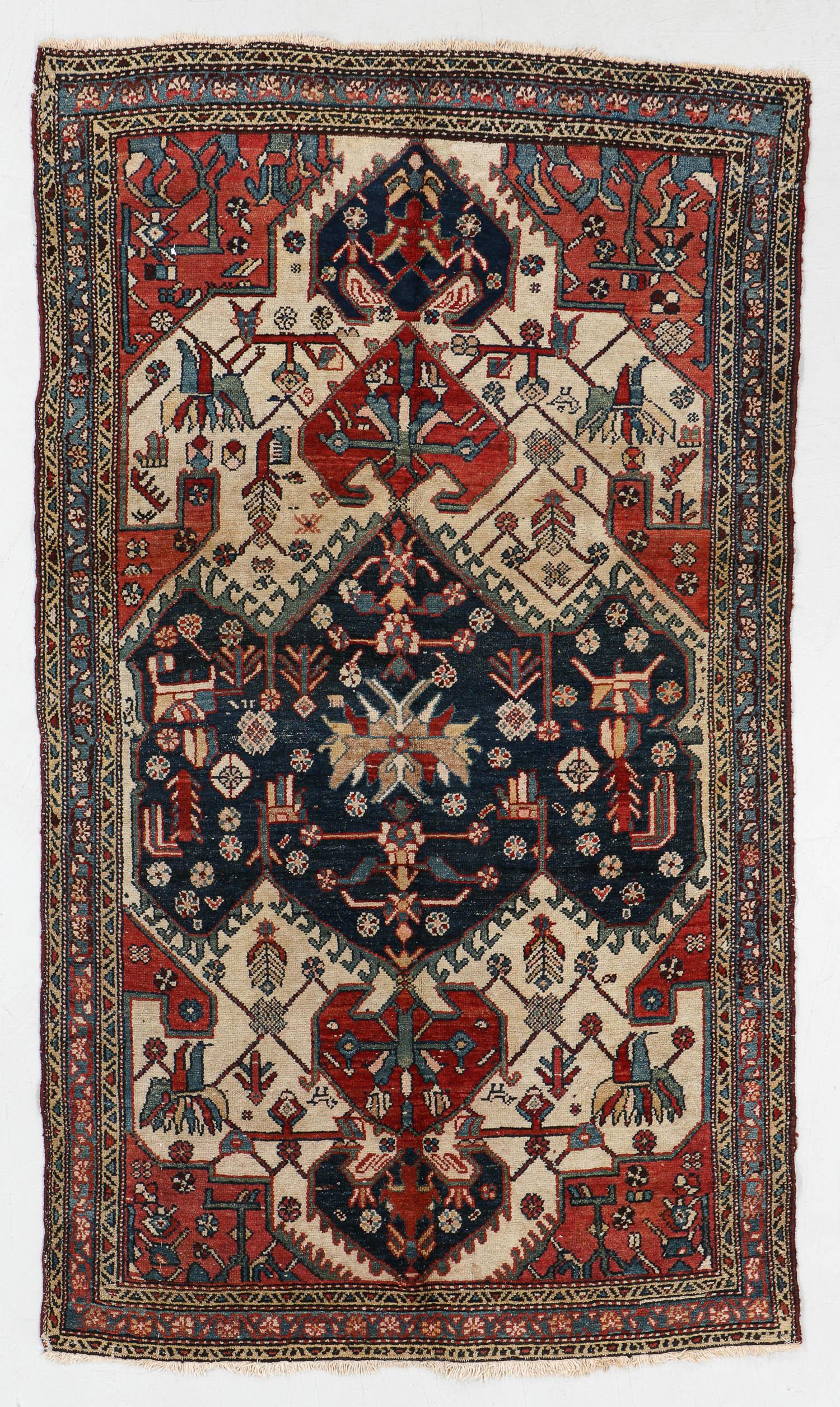 Heriz Area Rug, Northwest Persia, Late 19th C., 3'8'' x (1 of 5)