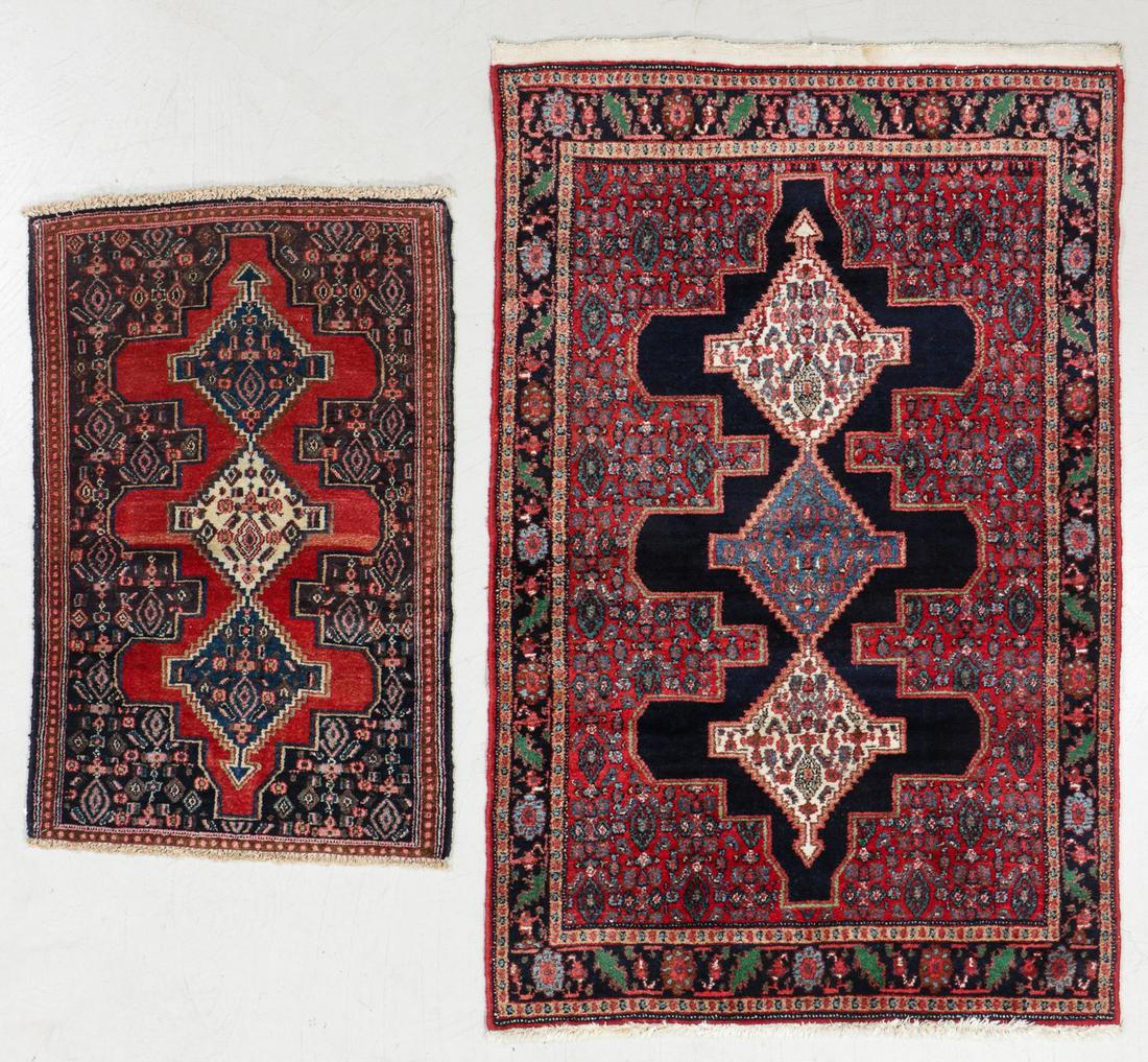 Two Estate Senneh Rugs, Persia, Mid 20th C. (1 of 8)
