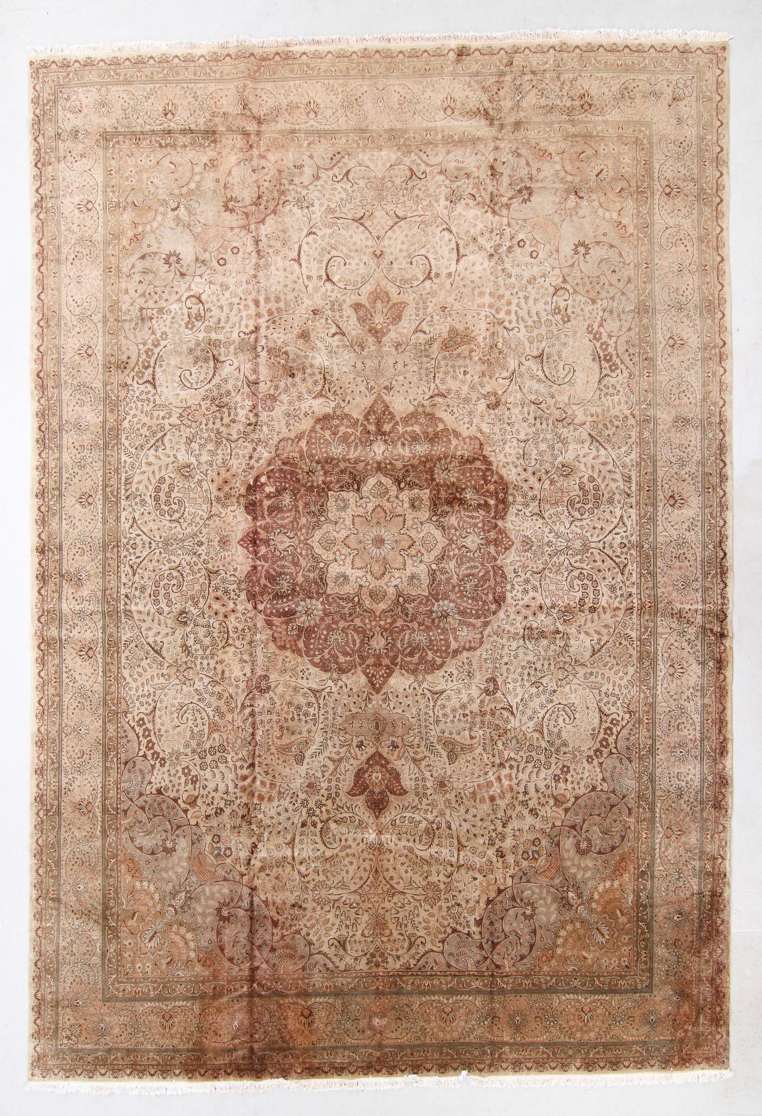 Tabriz Rug, Persia, Mid 20th C., 13'3'' x 18'2'' (1 of 5)