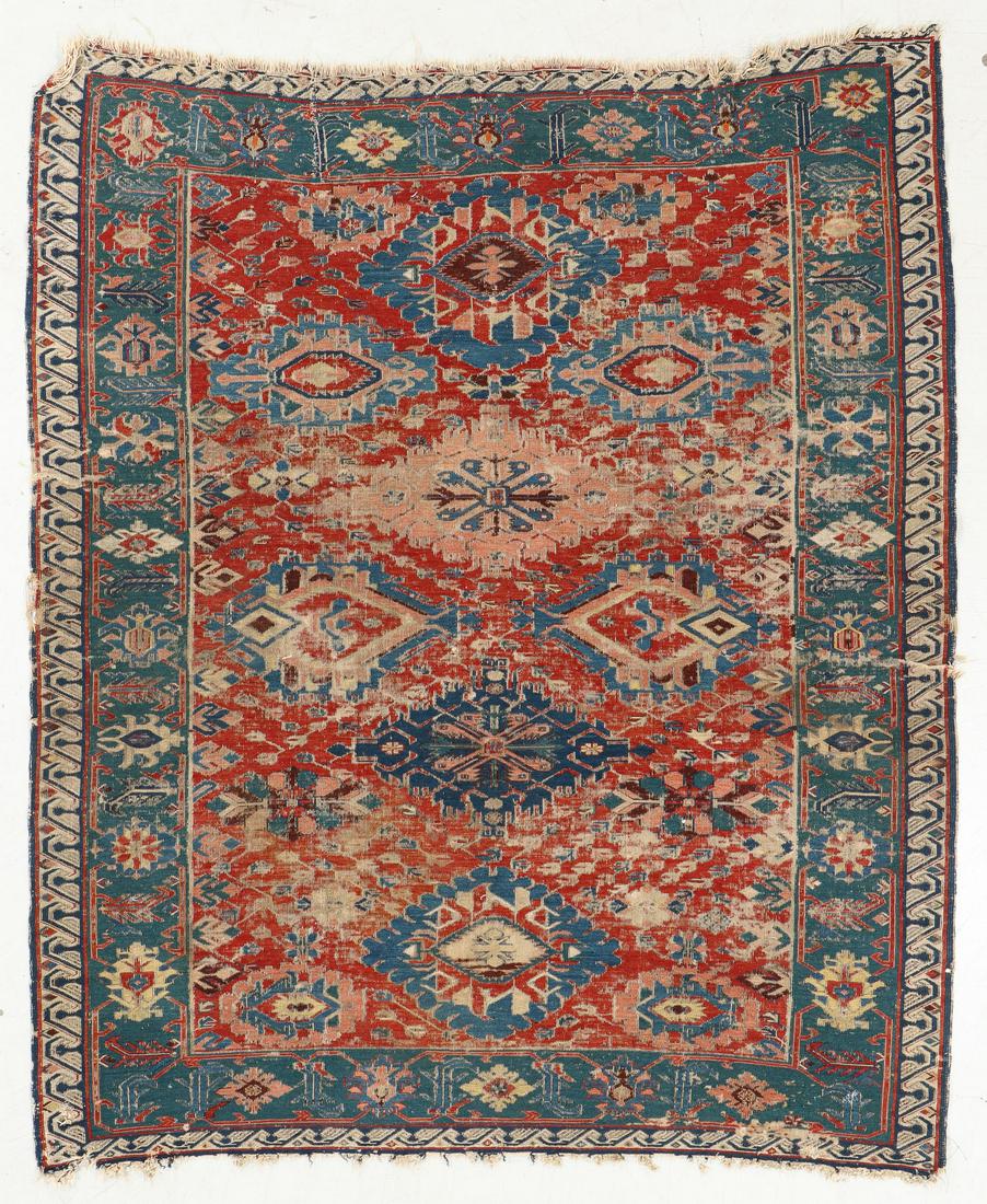 Sumak Rug, Caucasus, 19th C., 5'1'' x 6'1'' (1 of 5)
