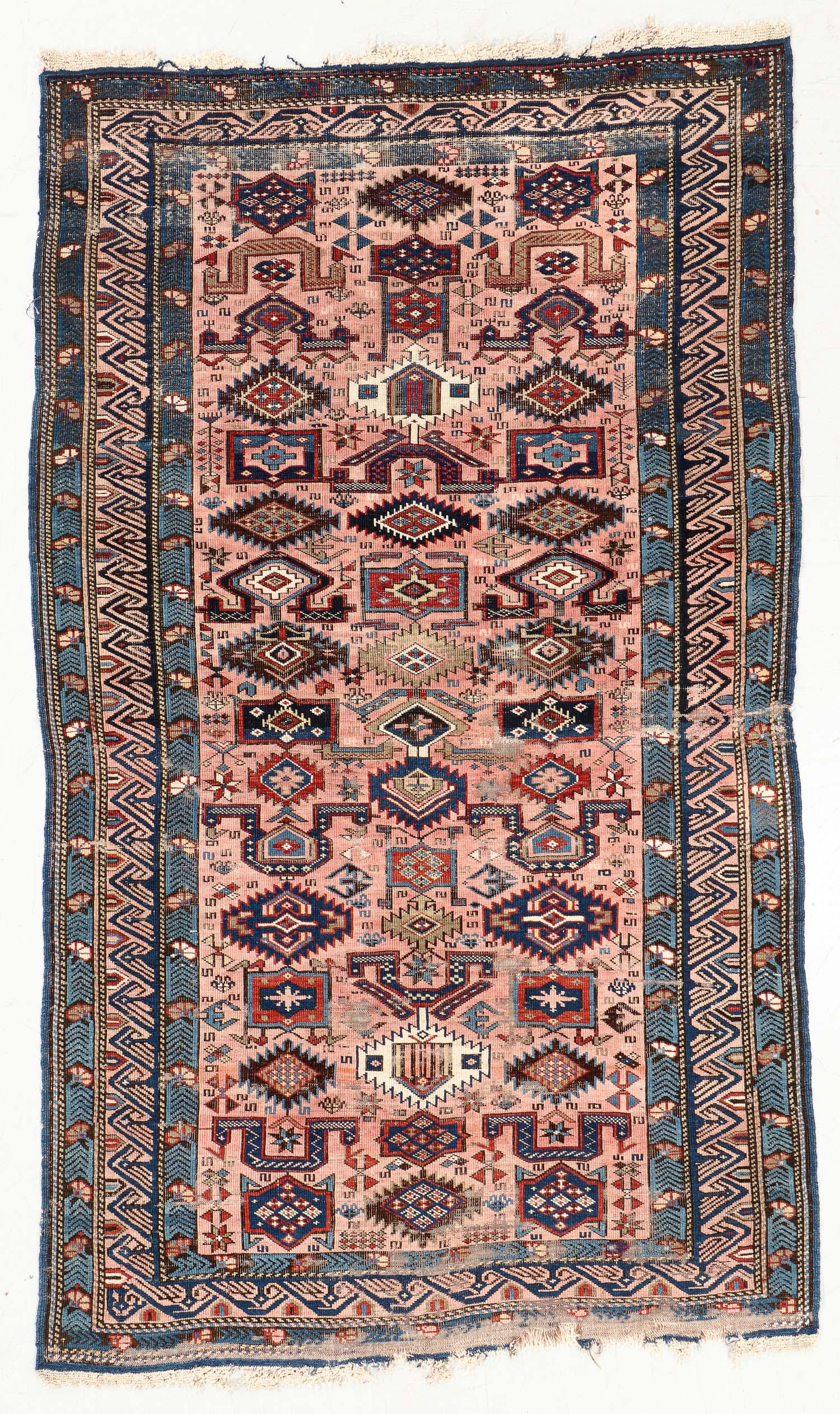 Kuba Rug, Caucasus, Late 19th C., 3'10'' x 6'8'' (1 of 5)
