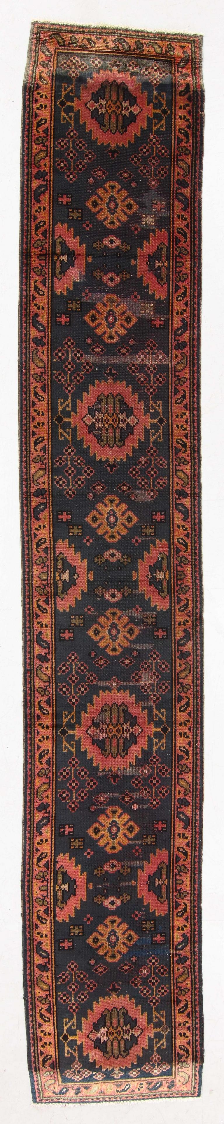Oushak Rug, Turkey, Circa 1920, 2'10'' x 17'3'' (1 of 6)